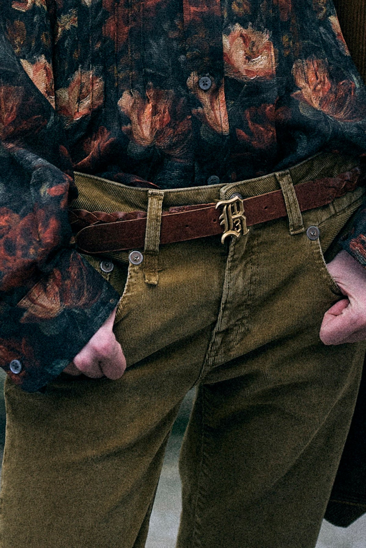 Boy Kick - Golden Brown Stretch Cord - R13