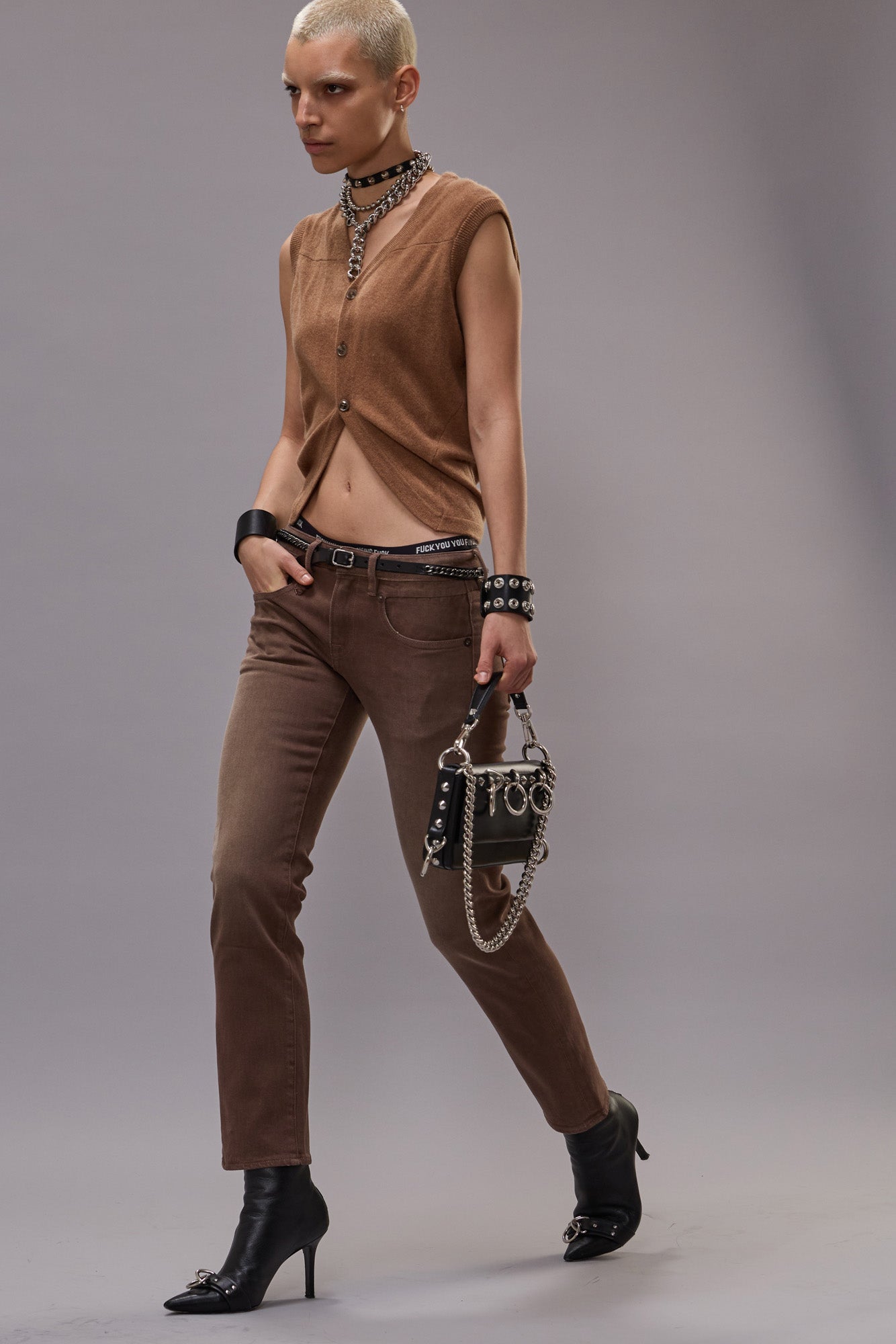 BOY STRAIGHT - CLEAN UMBER STRETCH - R13