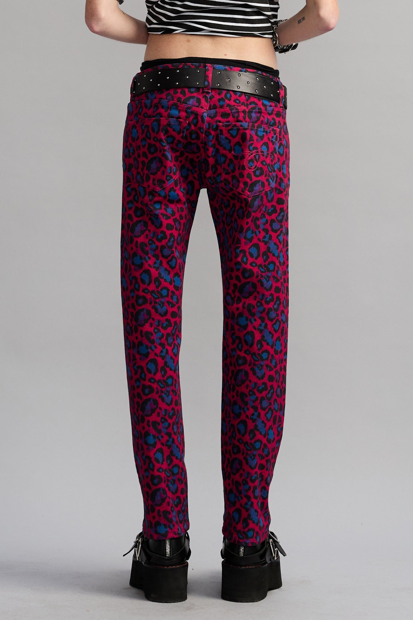 BOY STRAIGHT - FUSCHIA PINK LEOPARD - R13