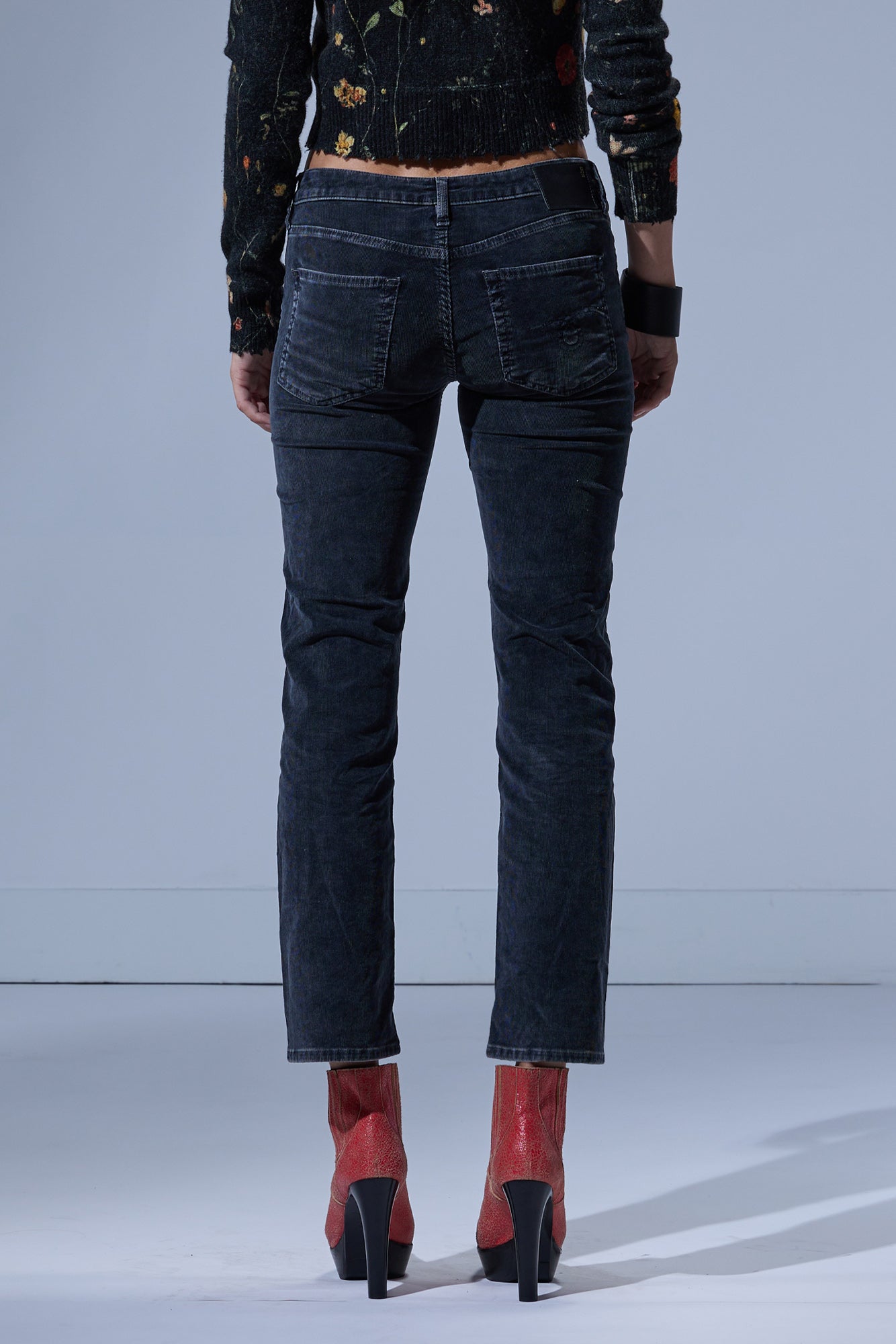 BOY STRAIGHT - OBSIDIAN STRETCH CORD BLACK - R13