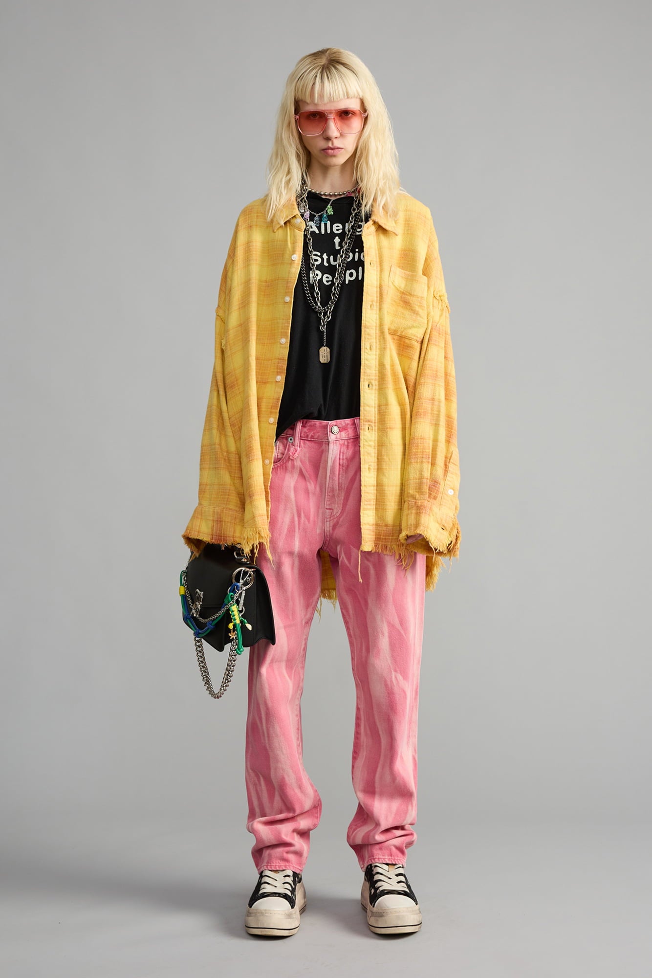 BOYFRIEND JEAN - EXPLODED PINK - R13