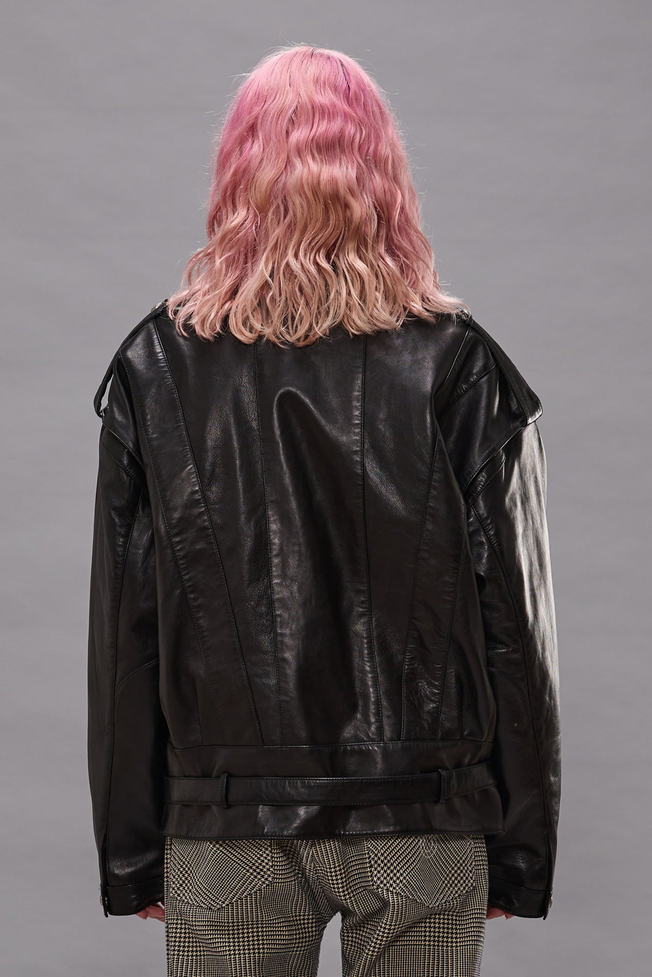 Boyfriend Leather Moto Jacket - Black - R13