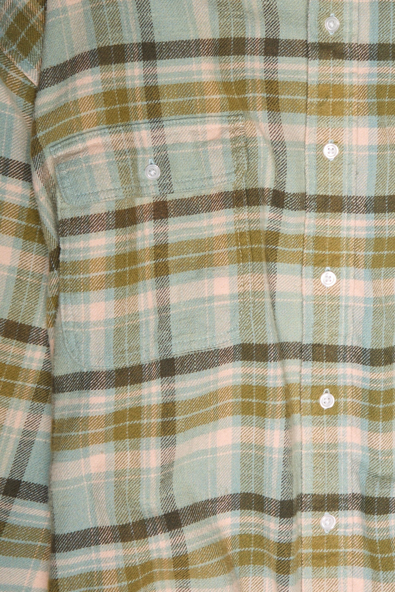 BOYFRIEND SHIRT - TURQUOISE PLAID - R13