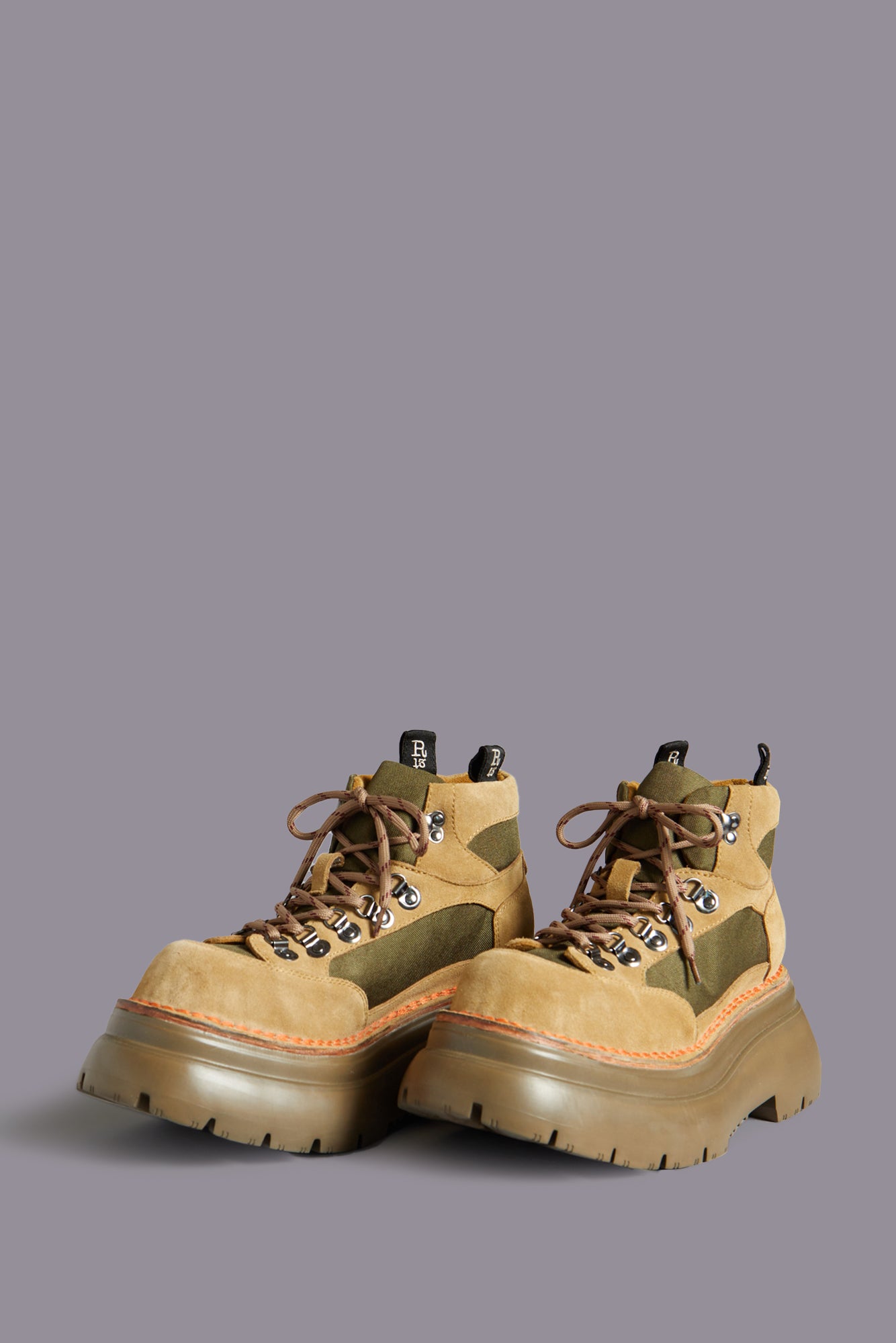 BULKY TRAILBLAZER - BROWN AND OLIVE - R13