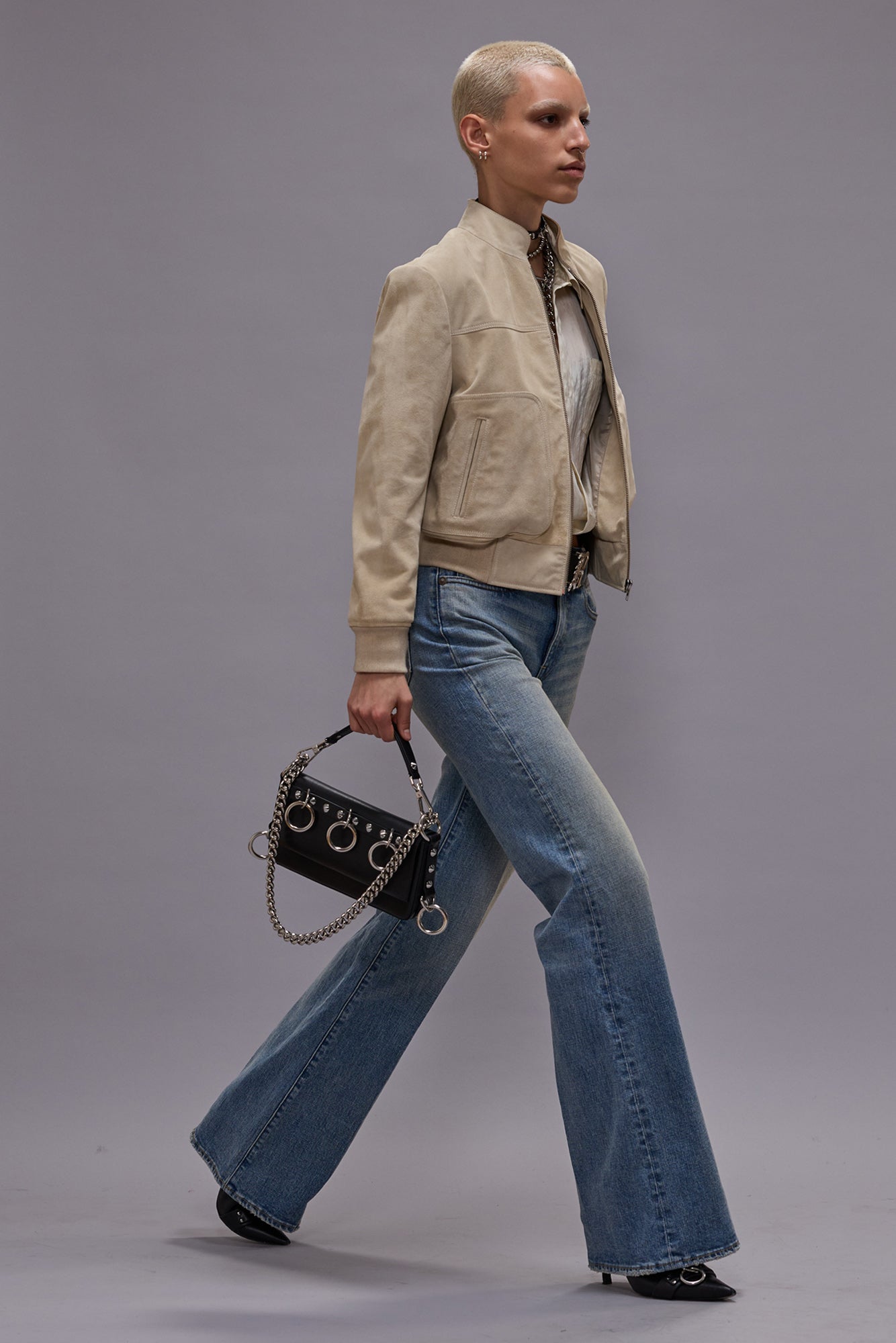 CHARLOTTE JEAN - PATTON BLUE STRETCH - R13