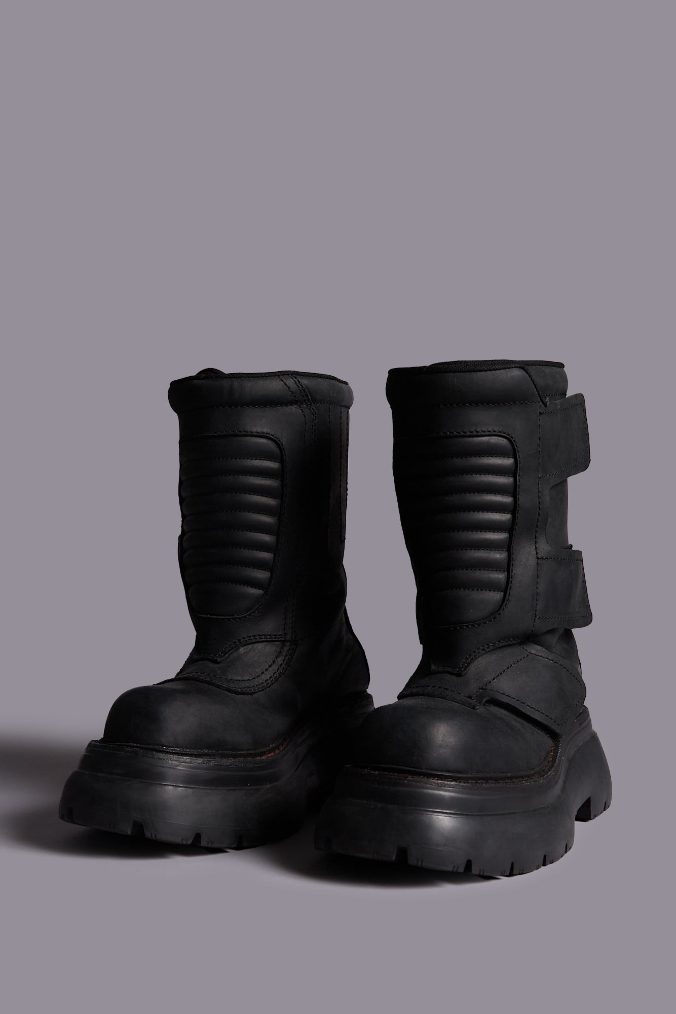 CHUNKY RACING BOOT - BLACK - R13
