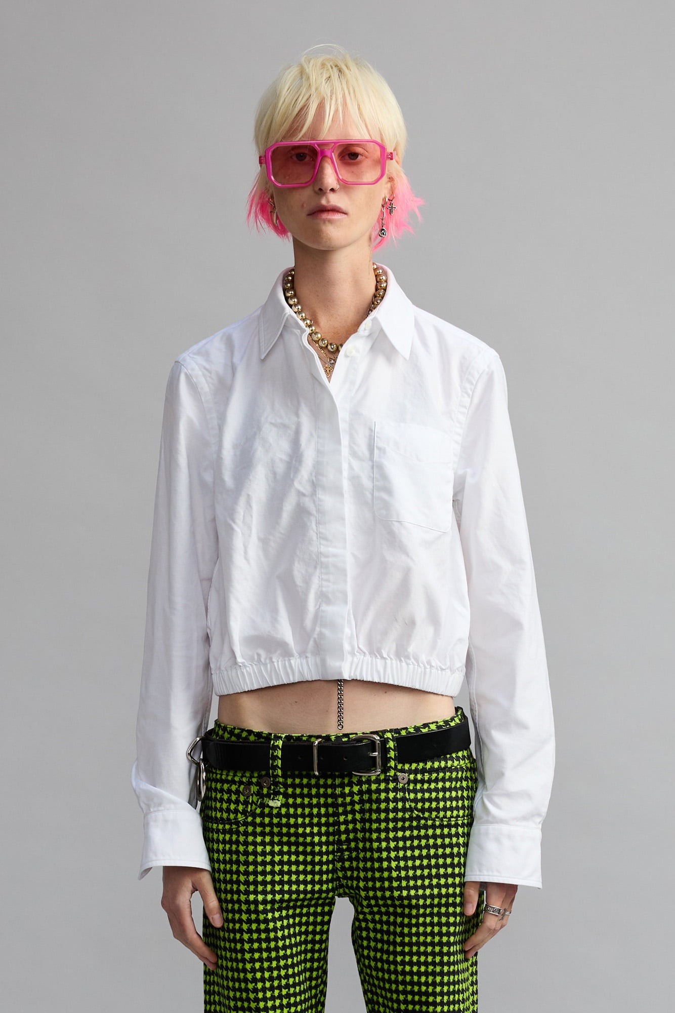 boxy dress shirt LS Boxy Oxford Shirt Basil / M