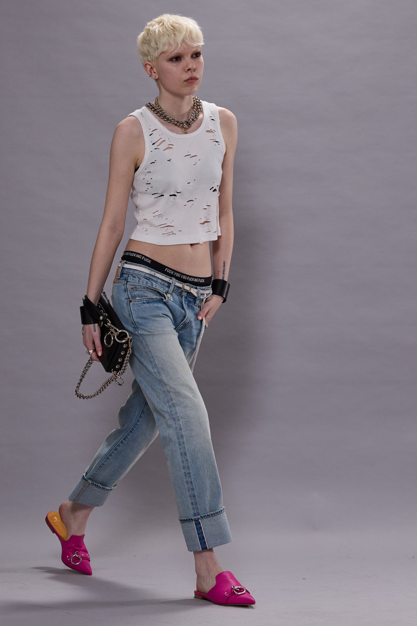 CUFFED BOY STRAIGHT - ELROY SELVEDGE BLUE - R13