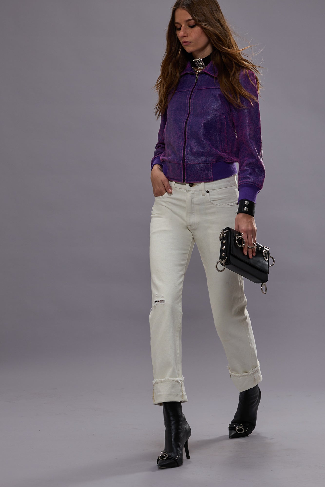 CUFFED ROMEO JEAN BENNETT WHITE SELVEDGE R13