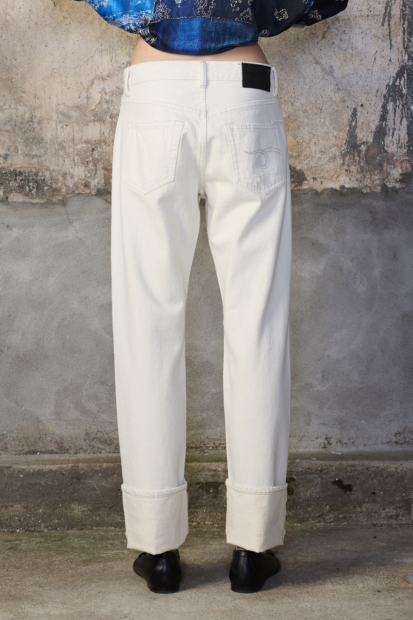 CUFFED ROMEO JEAN - HOLDEN WHITE SELVEDGE - R13