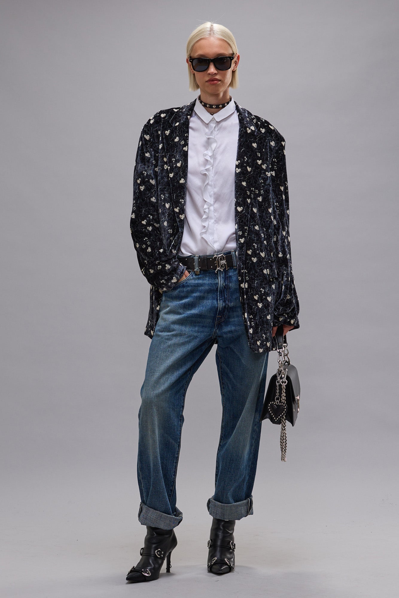 CUFFED X-BOYFRIEND JEAN - SANFORD BLUE - R13