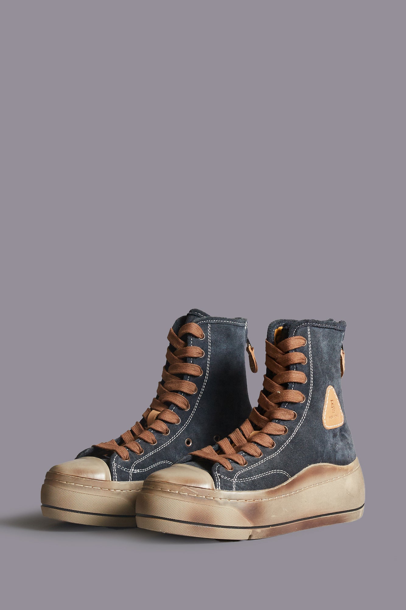 DISTRESSED TALL KURT - WASHED NAVY SUEDE - R13