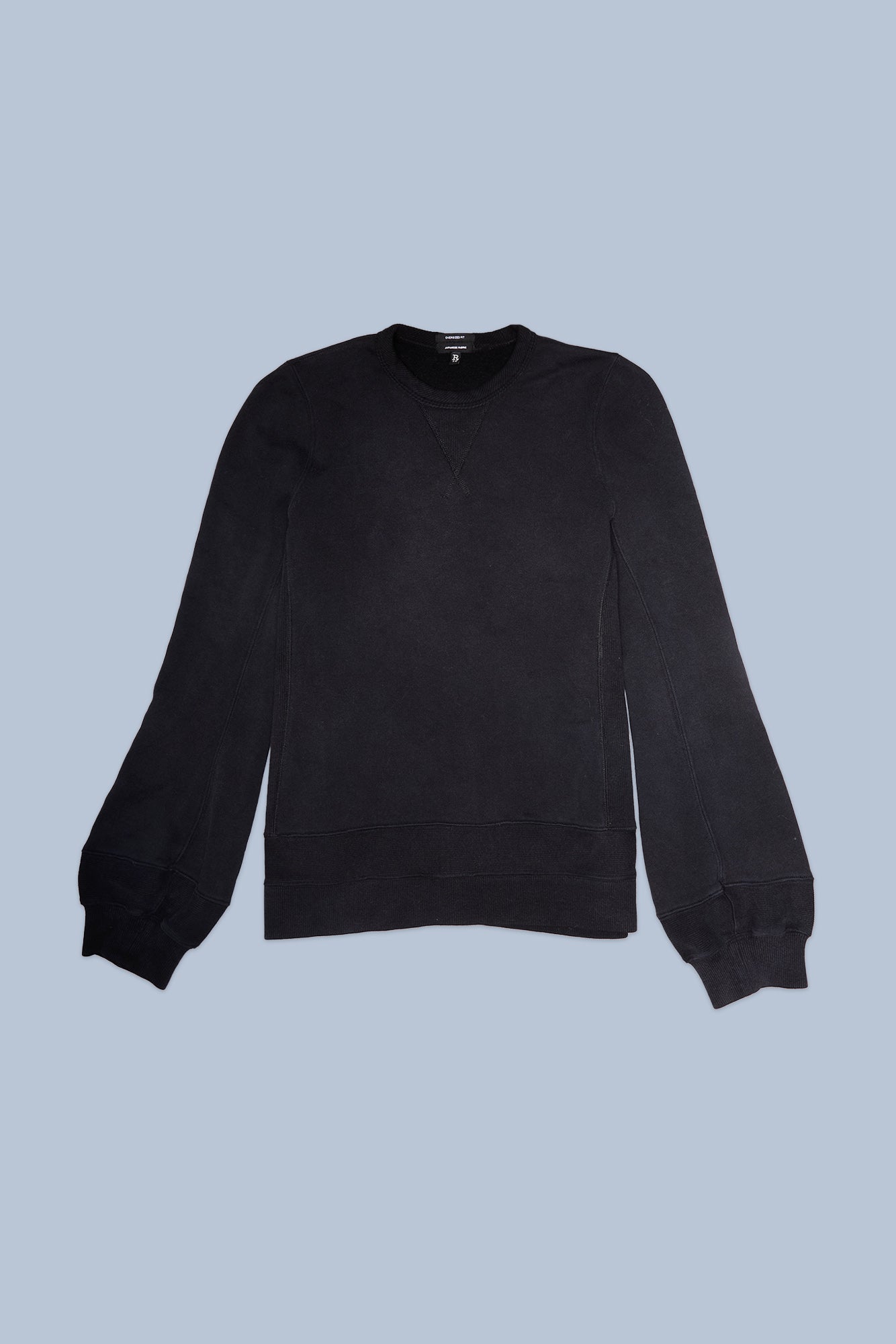 ELONGATED CREWNECK - BLACK - R13