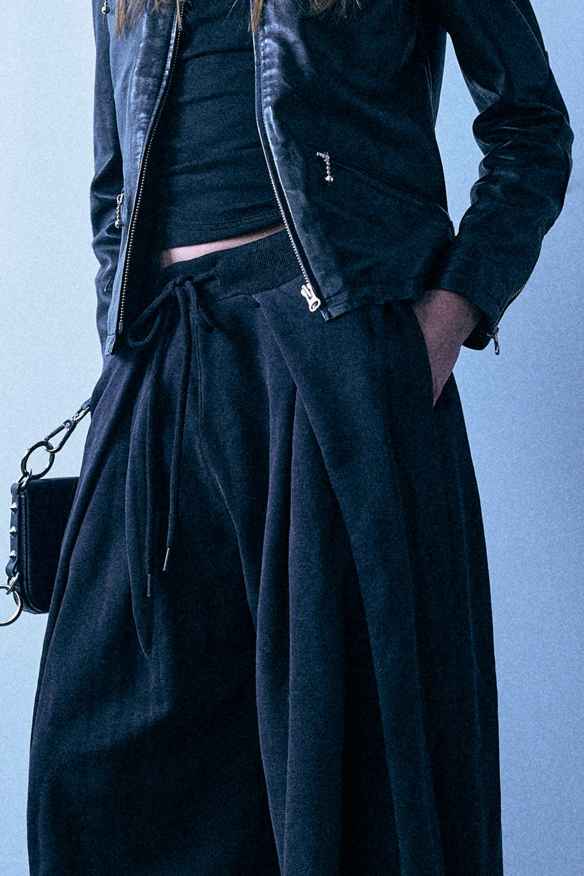 Foldover Sweatpant - Black - R13