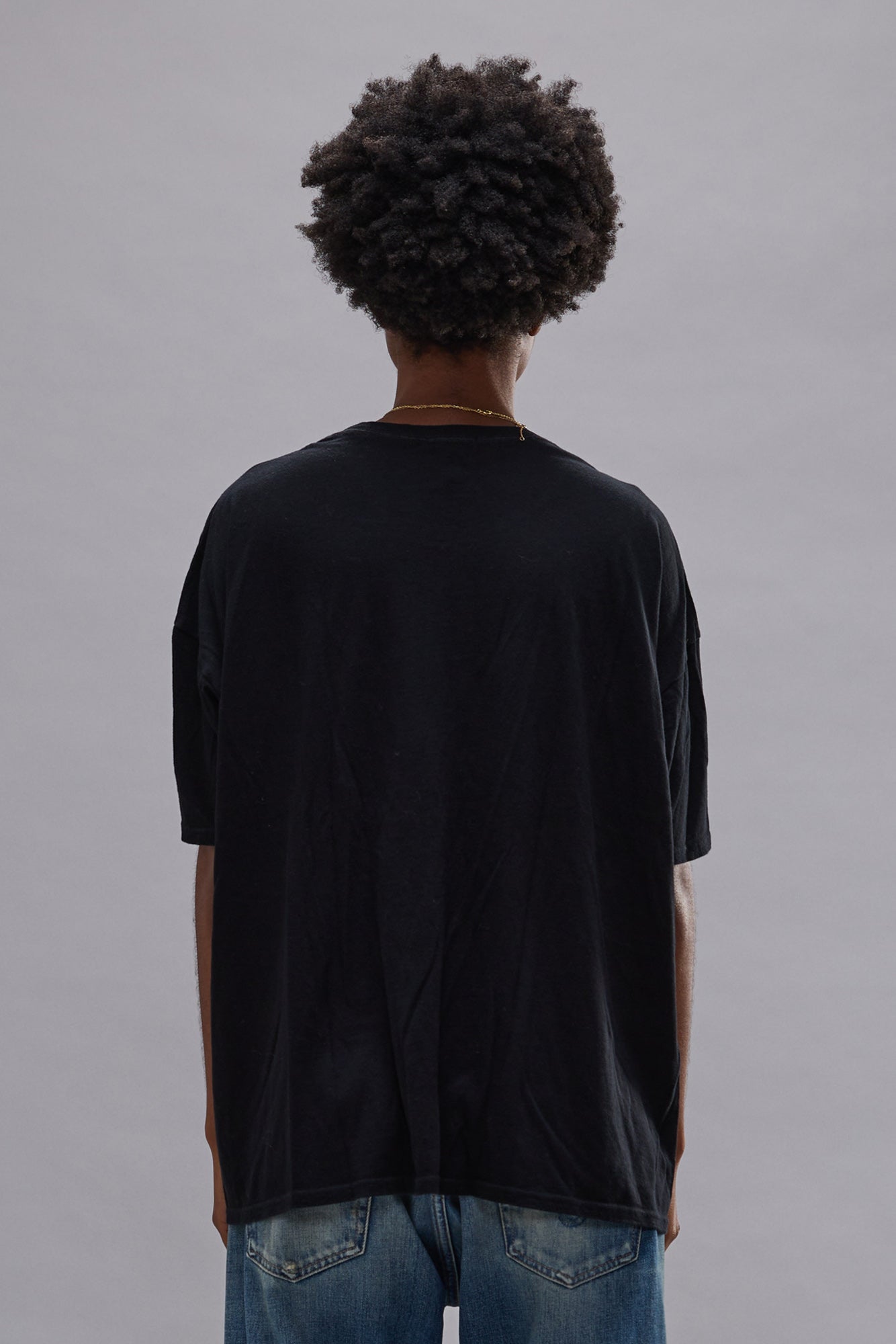 I DON'T GIVE A F RELAXED T - BLACK - R13