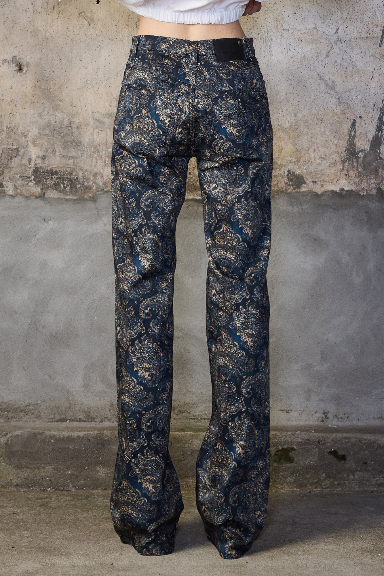 JANE JEAN - BLUE PAISLEY SATEEN - R13