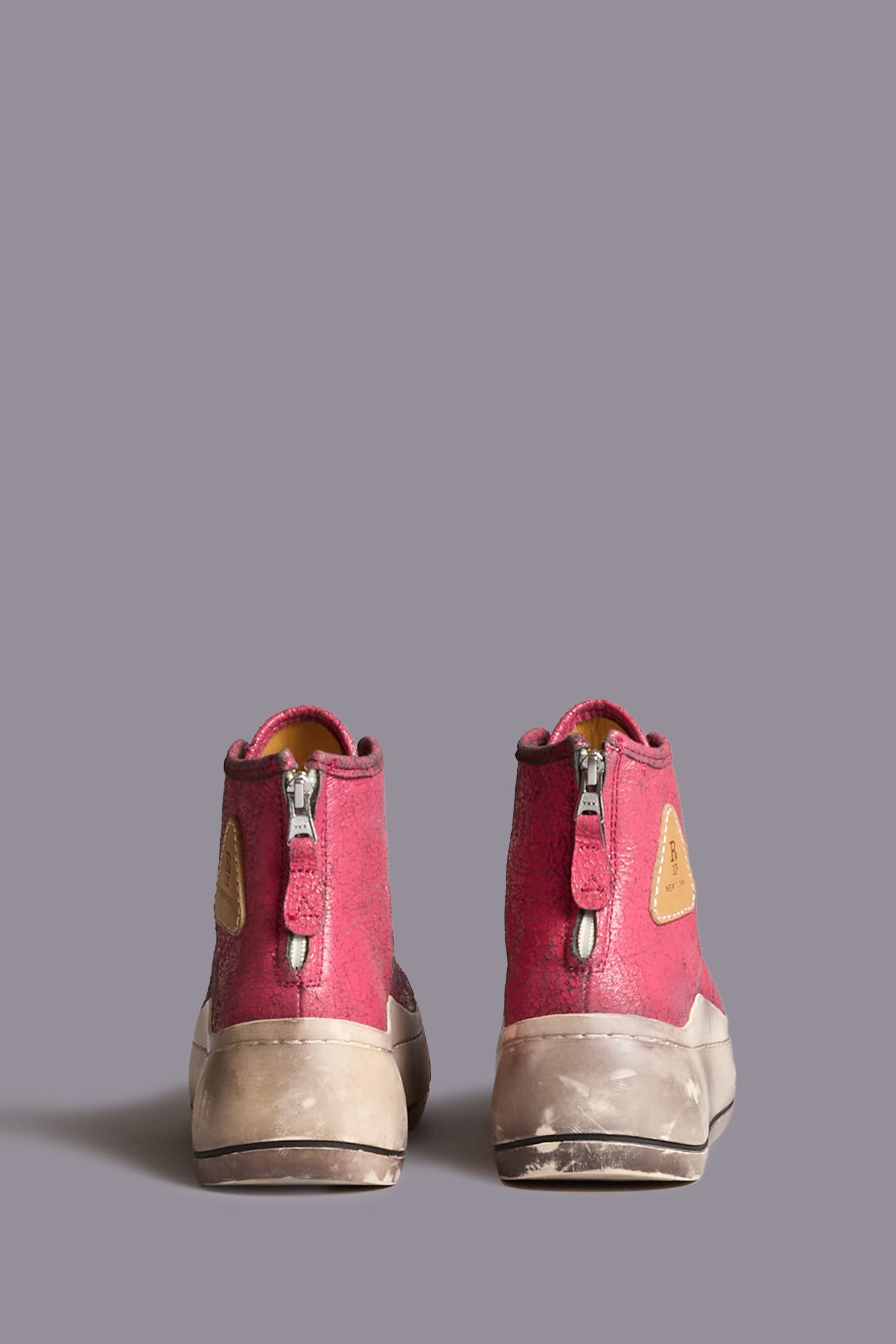 KURT HIGH TOP SNEAKER - CRACKLE PINK - R13