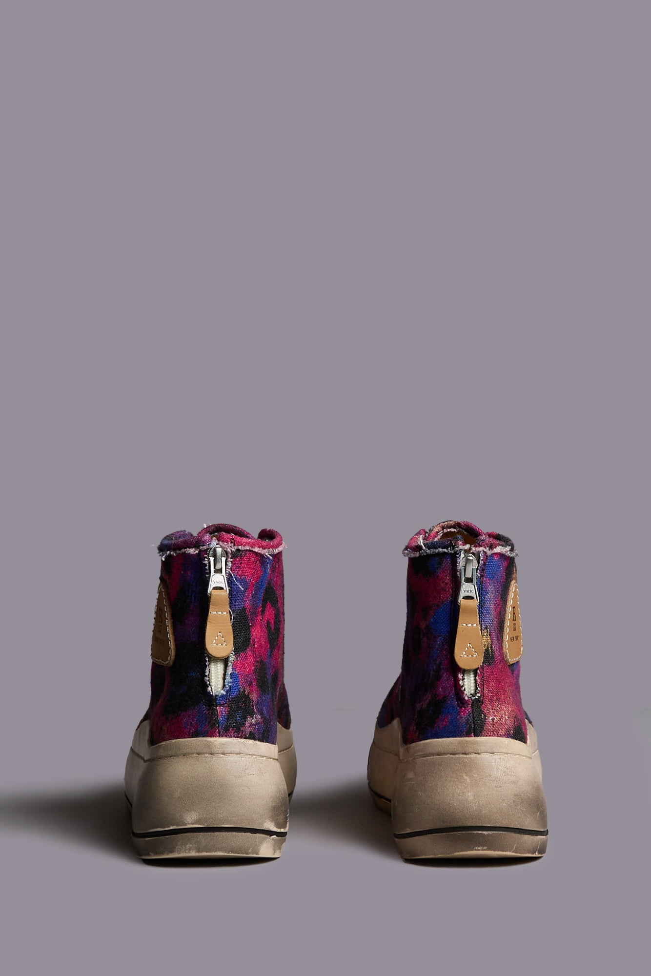 Kurt High Top Sneaker - Pink Cheetah Print - R13