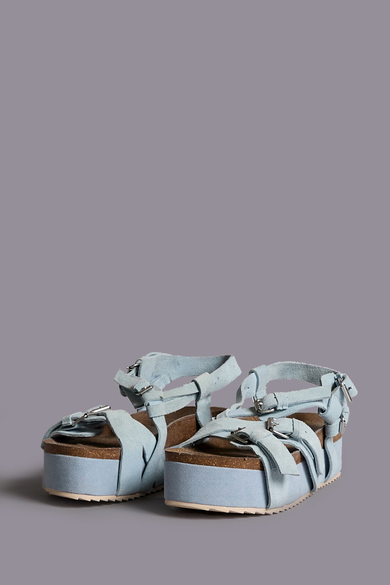 PLATFORM SANDAL - LIGHT BLUE - R13