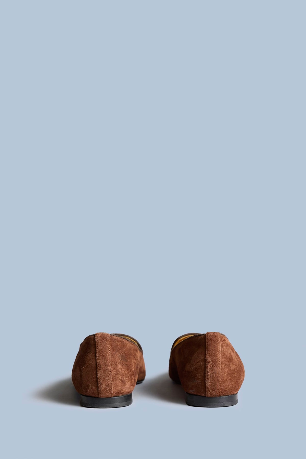 Pointy Toe Slipper - Brown Suede - R13