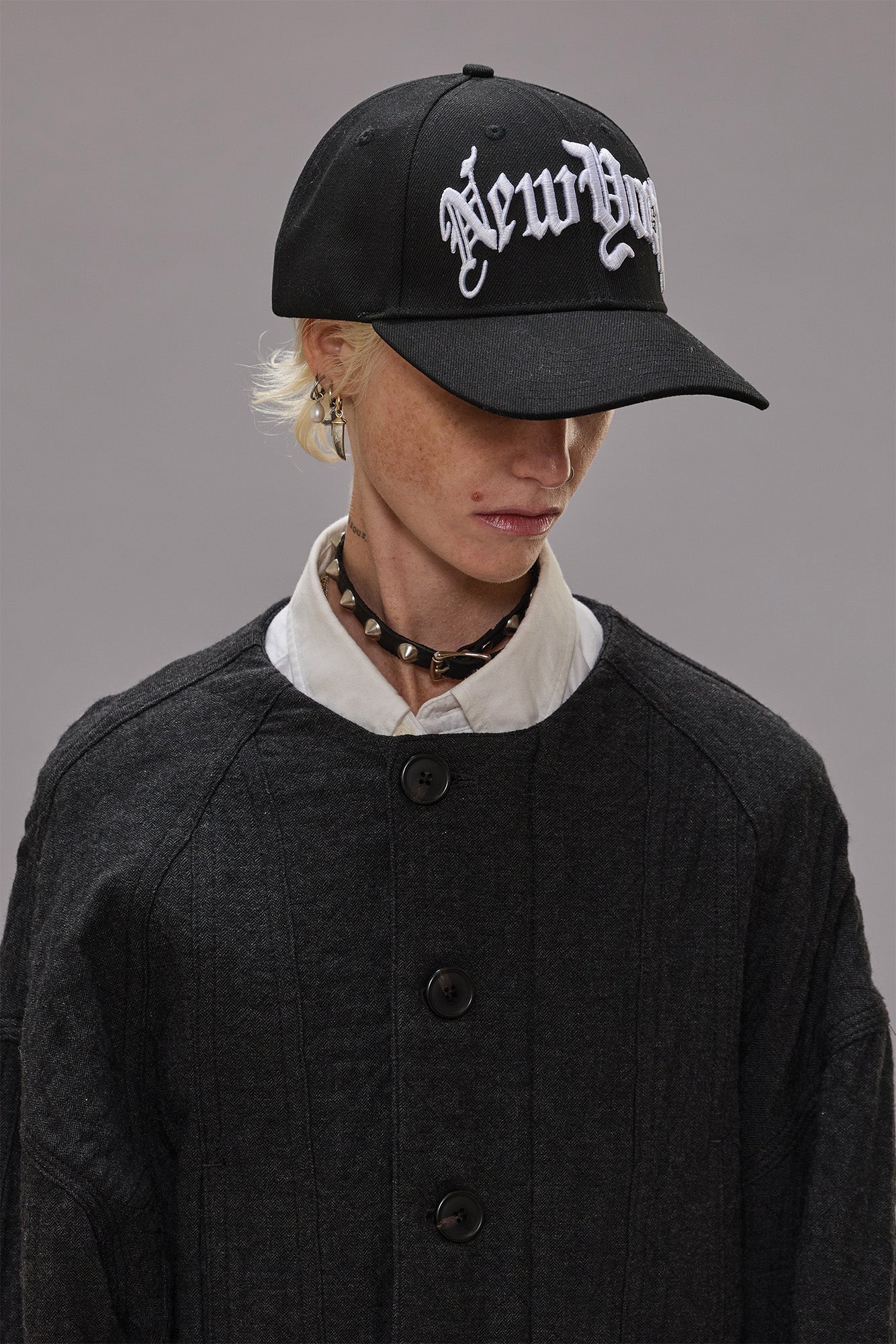 R13 NEW YORK BASEBALL HAT - BLACK - R13