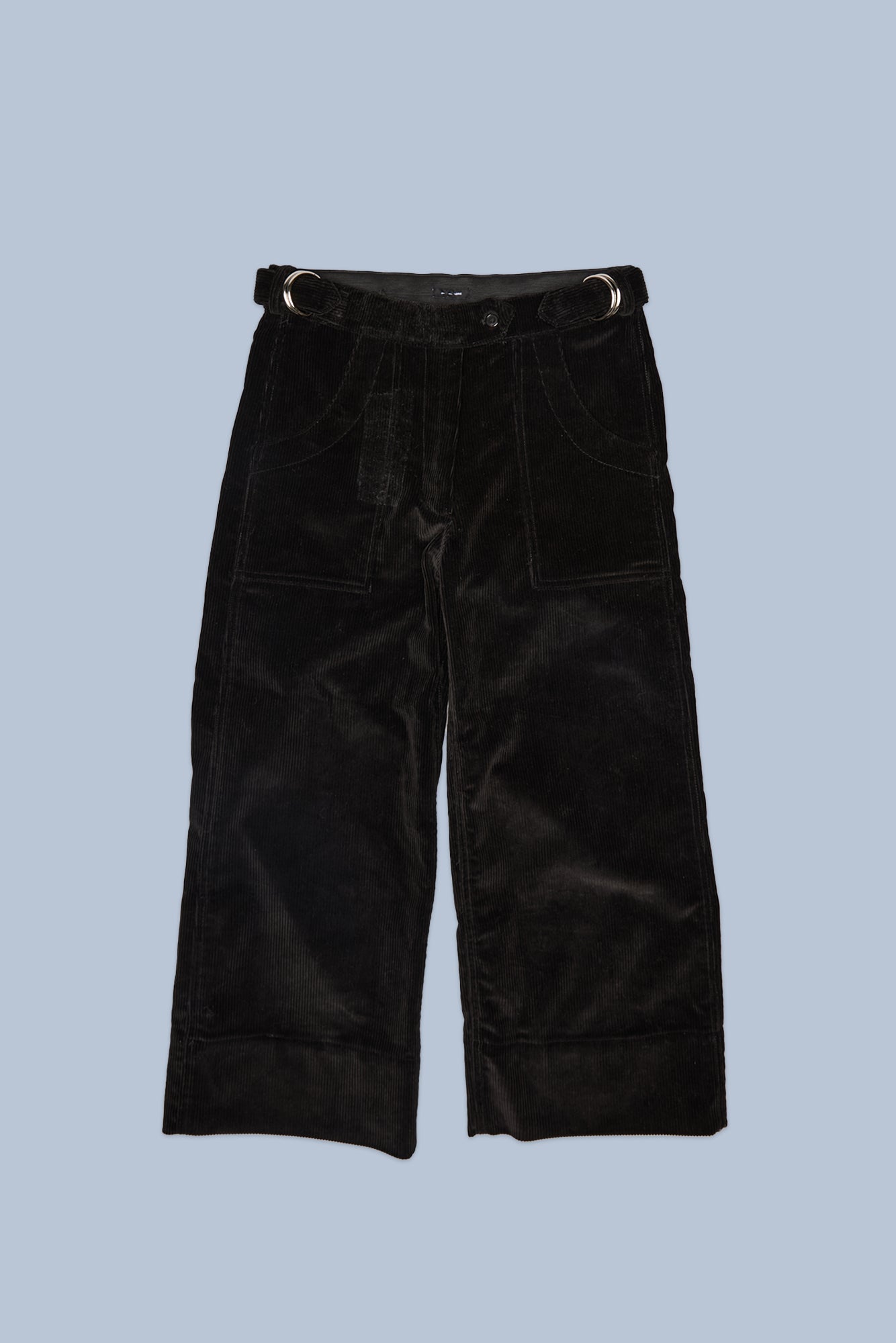 RELAXED CROPPED WORK PANT - BLACK - R13
