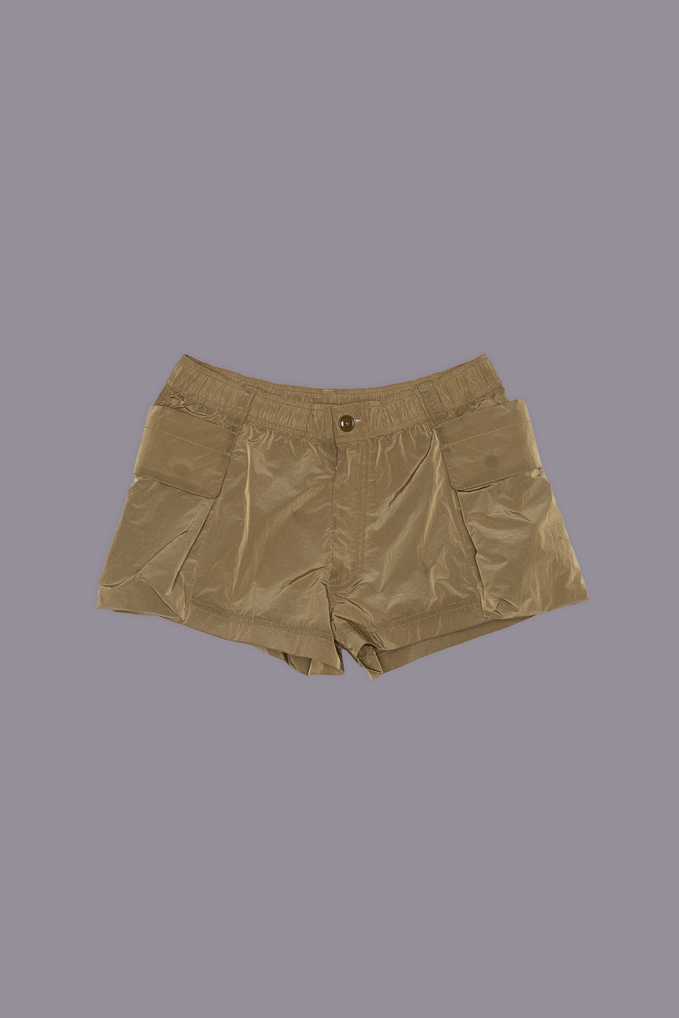 SHORTS WITH 2-WAY POCKETS - OLIVE - R13