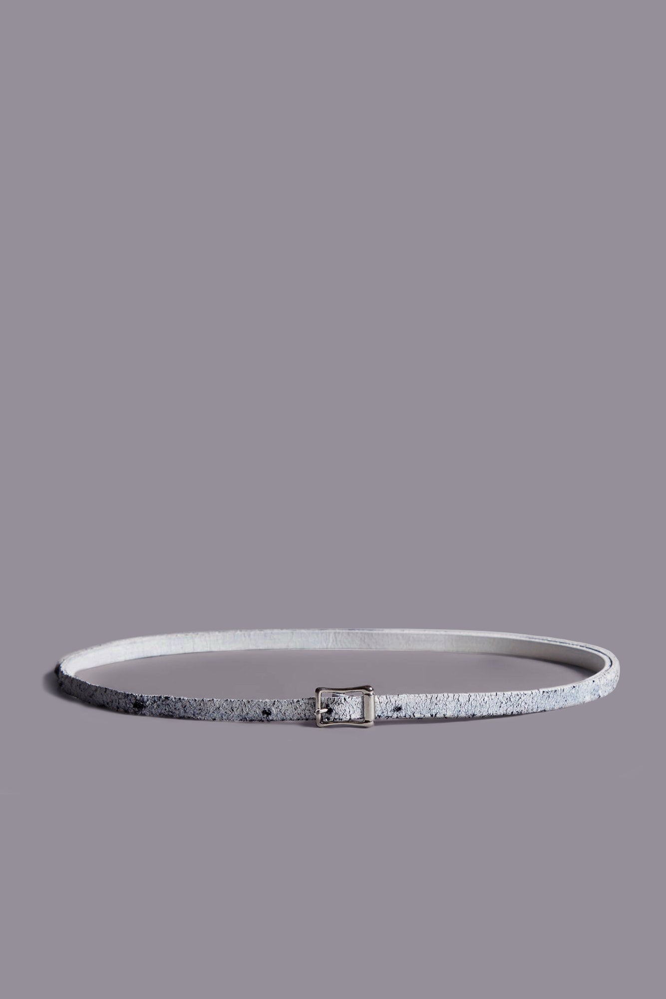 SKINNY PAINTED BELT - PAINTED WHITE - R13