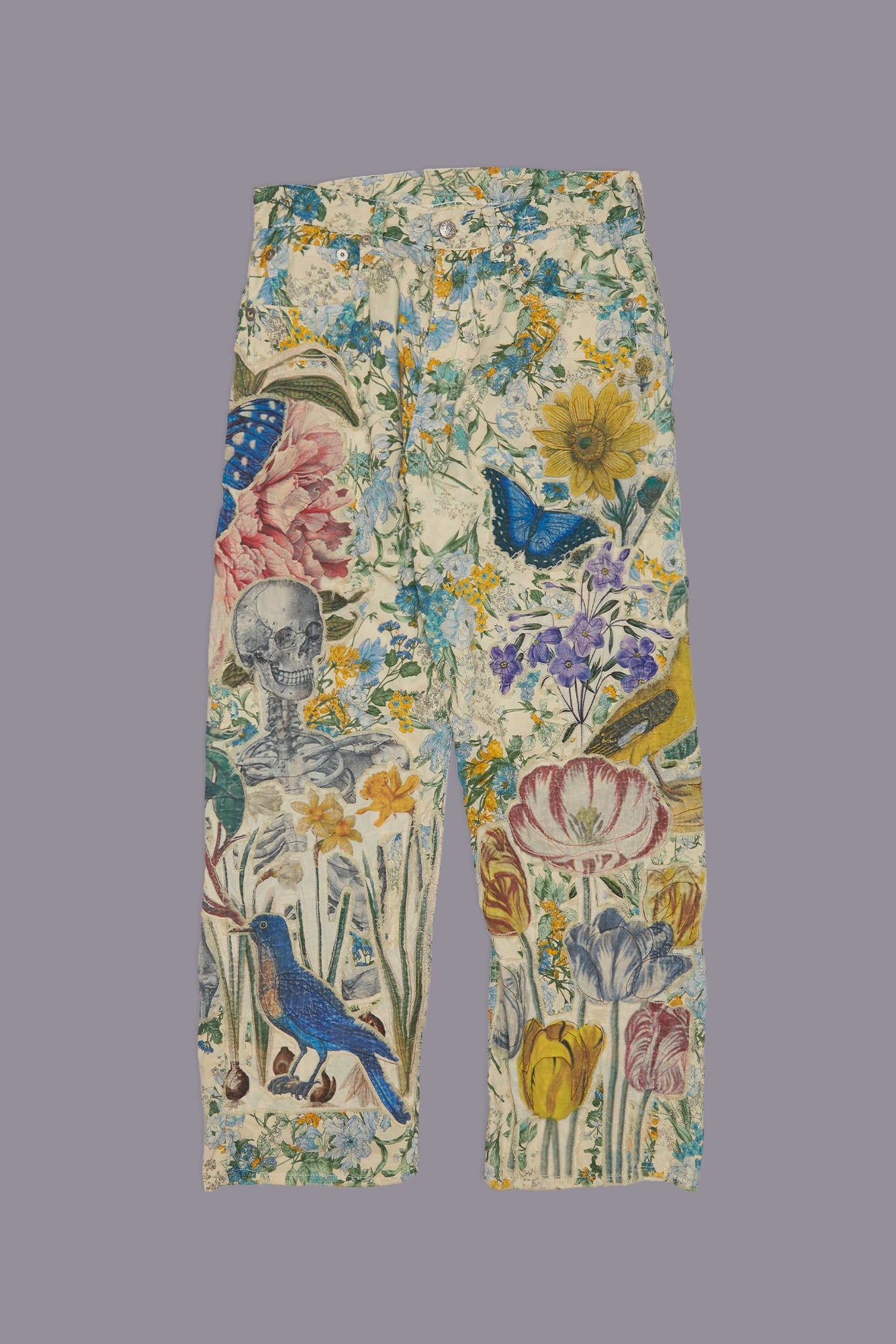 X-BOYFRIEND - APPLIQUE ECRU FLORAL - R13