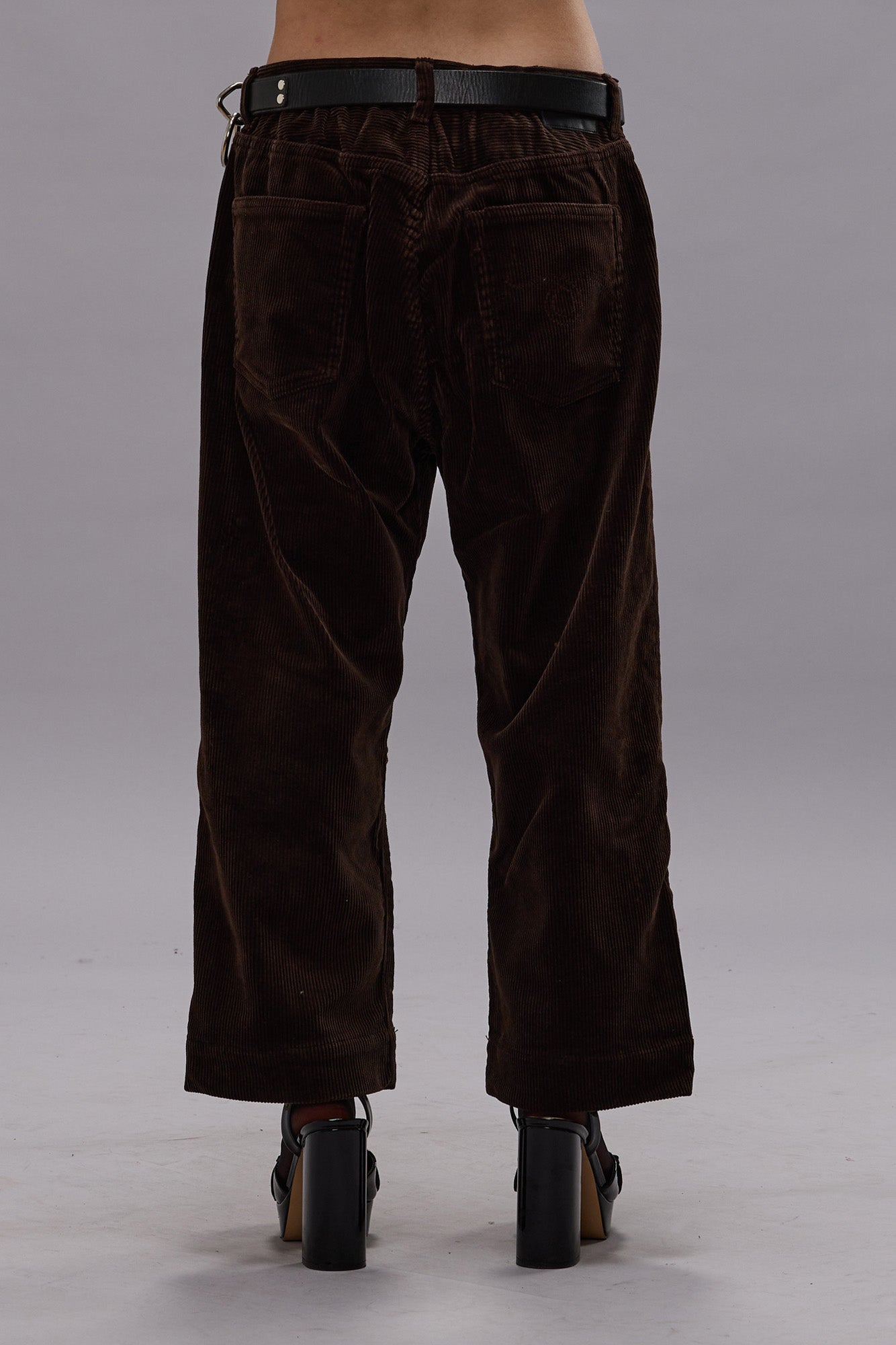X-Boyfriend Jean - Dark Chocolate Corduroy - R13