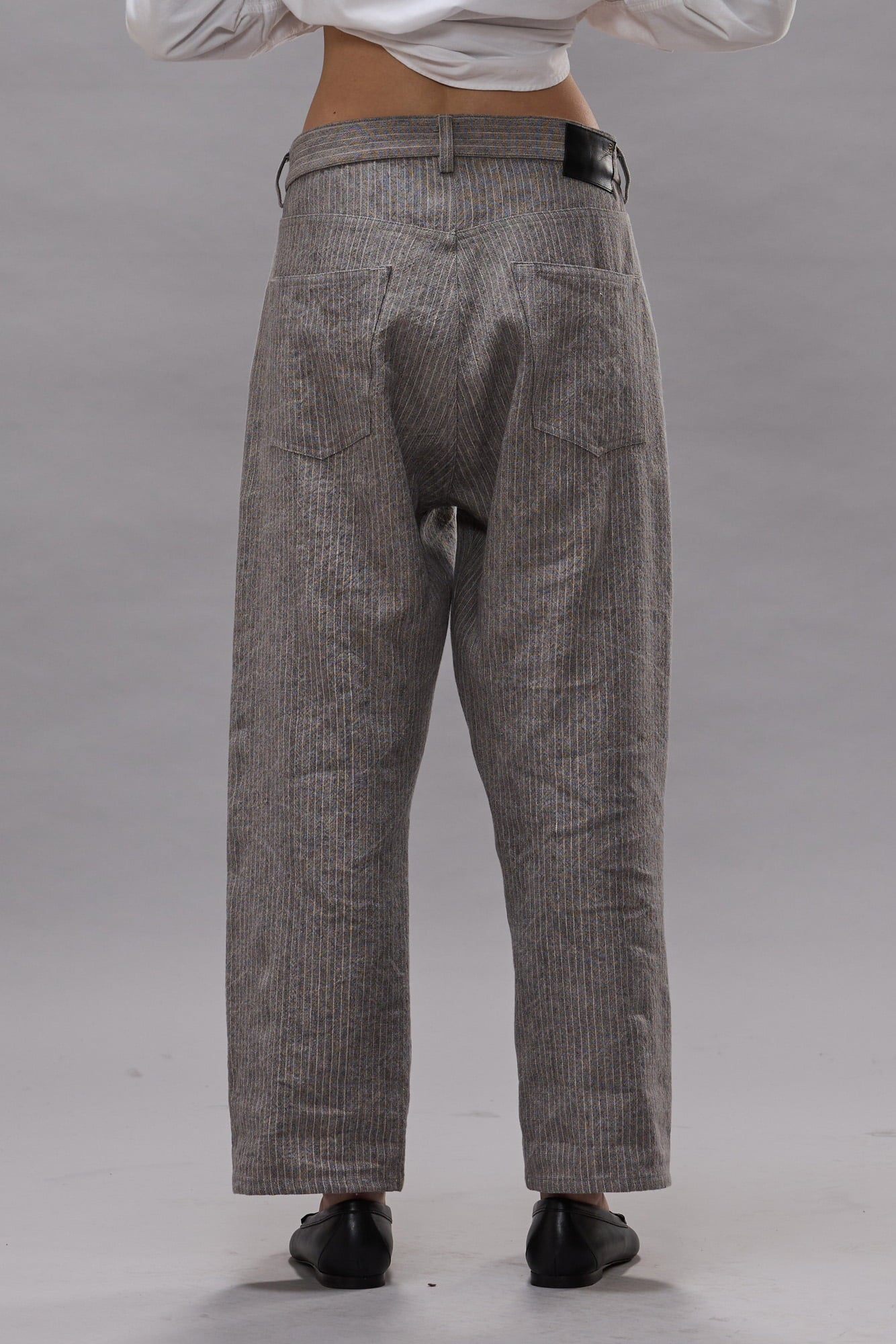 X-Boyfriend Pant - Light Grey Stripe - R13