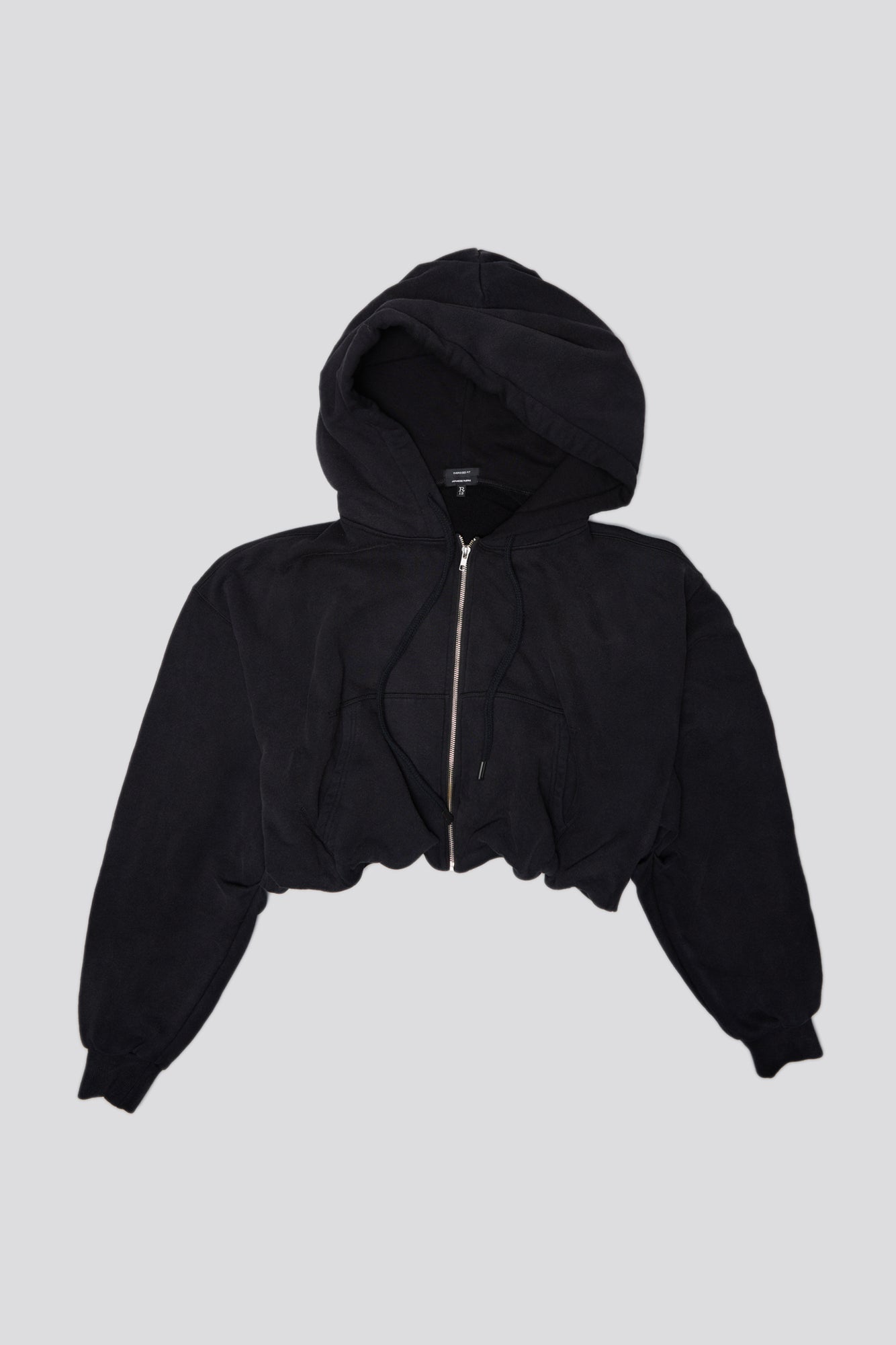 Balloon Zip-Up Hoodie - Black - R13