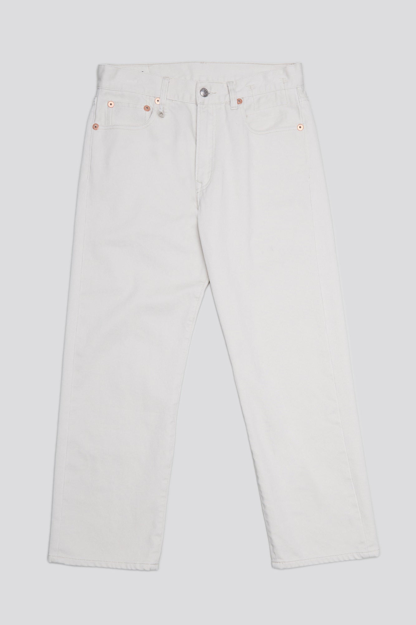 Boyfriend Jean - Ecru Bedford Cord - R13