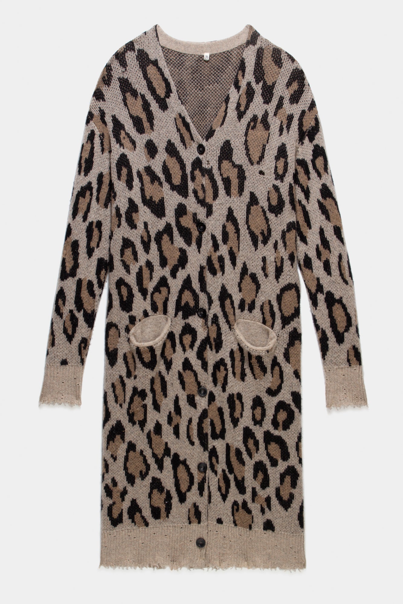 Long Leopard Cardigan - R13