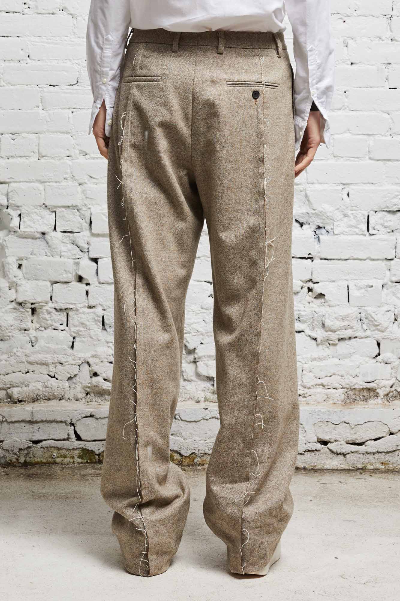INVERTED TROUSER - OATMEAL – R13