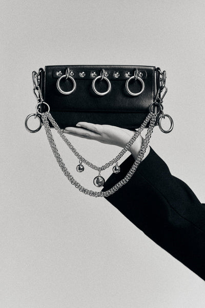 R13 X VEERT 3X 8 BALL CHAIN - SILVER GREY STEEL