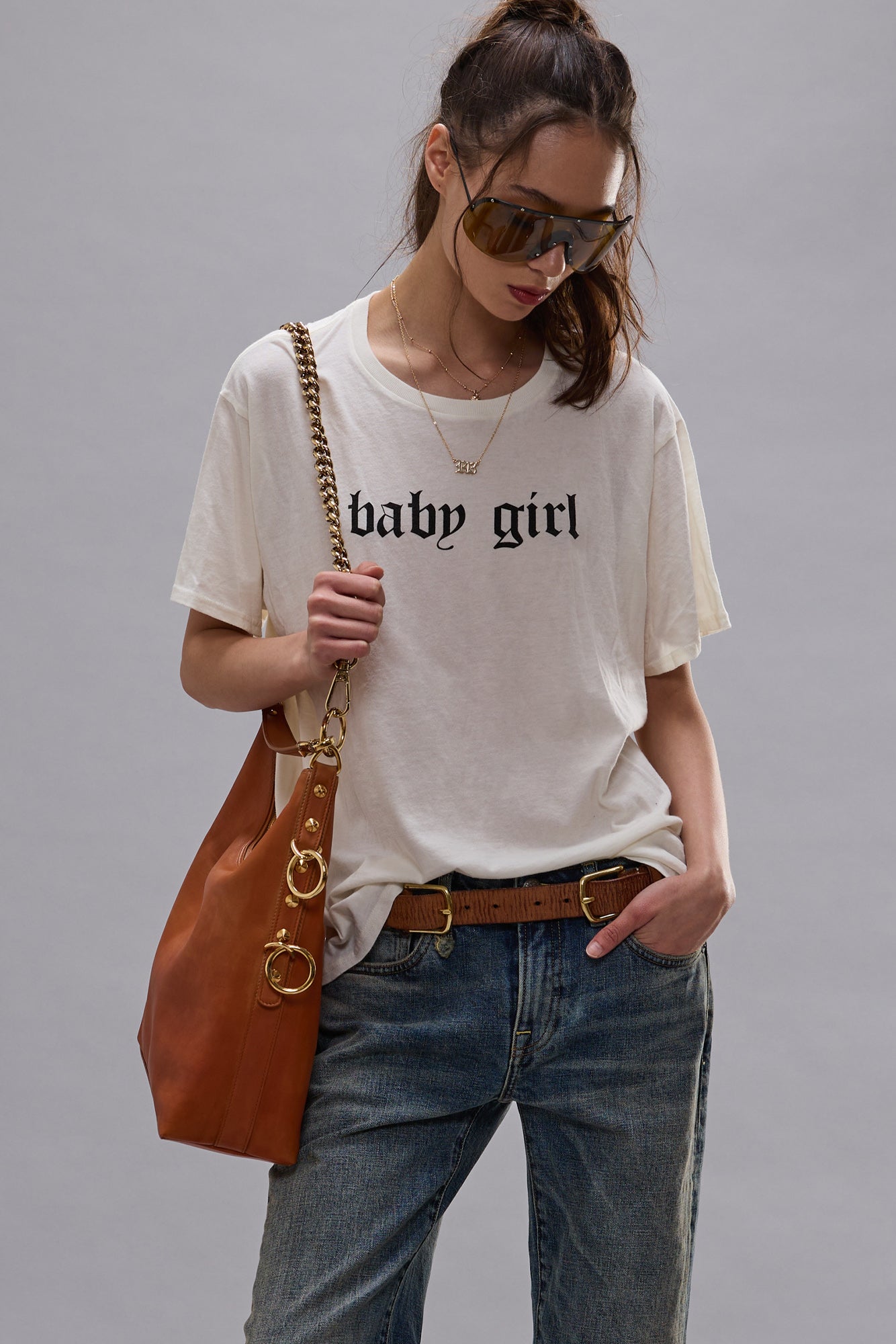 BABY GIRL BOY T - ECRU WHITE - R13