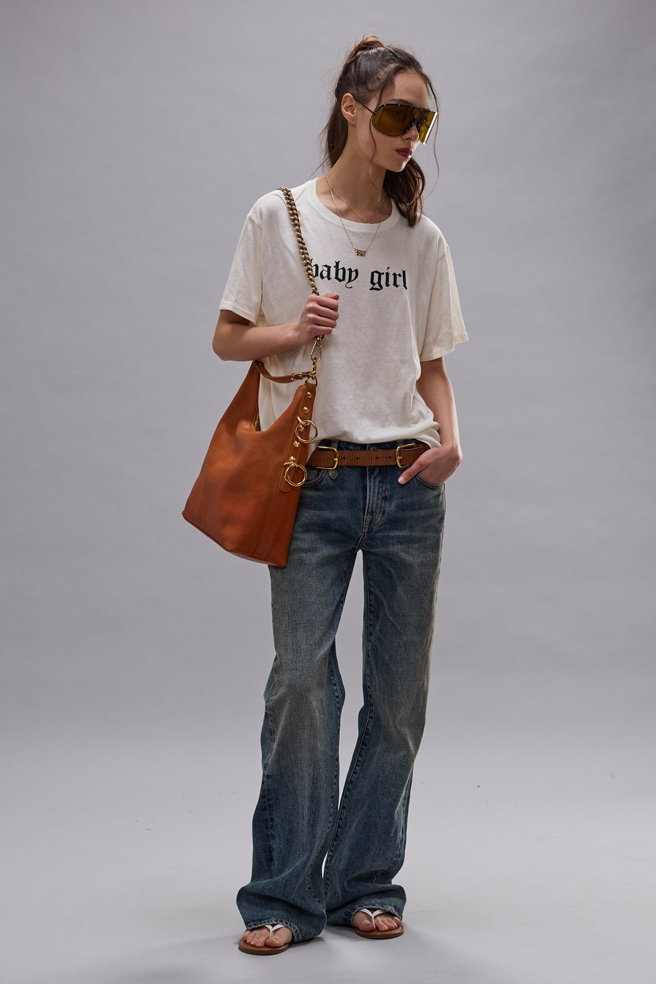 BABY GIRL BOY T - ECRU WHITE - R13