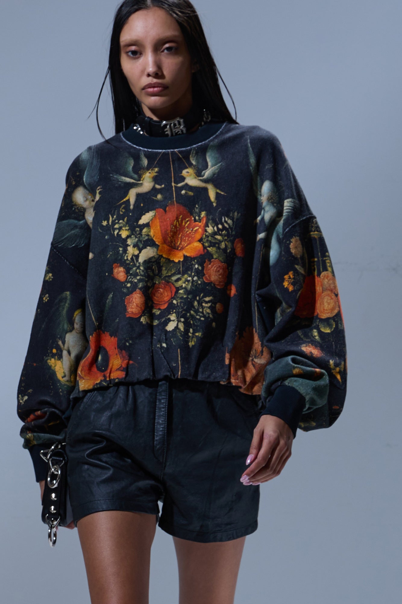BALLOON CREWNECK - MULTICOLOR BLACK - R13