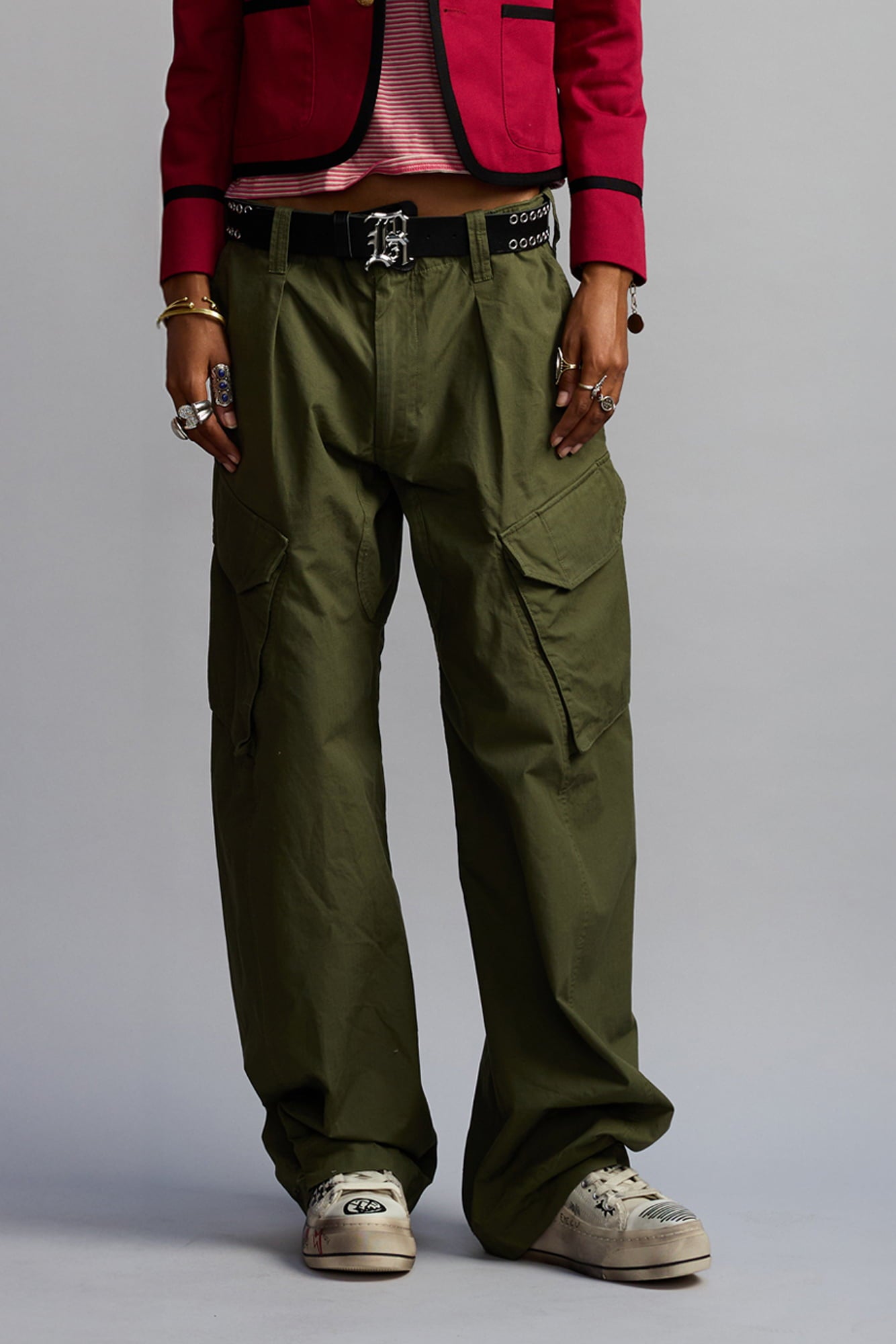 BARREL CARGO - OLIVE GREEN - R13