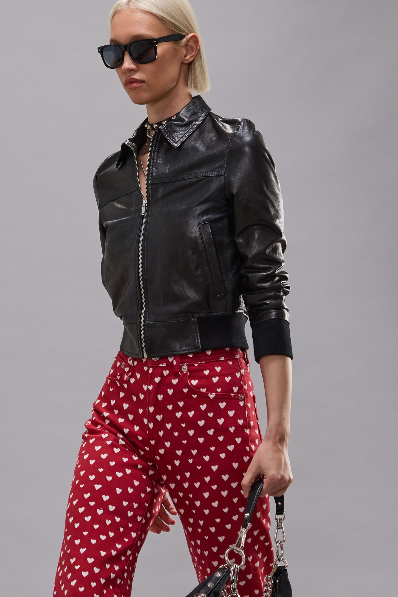 BERLIN LEATHER JACKET - BLACK - R13