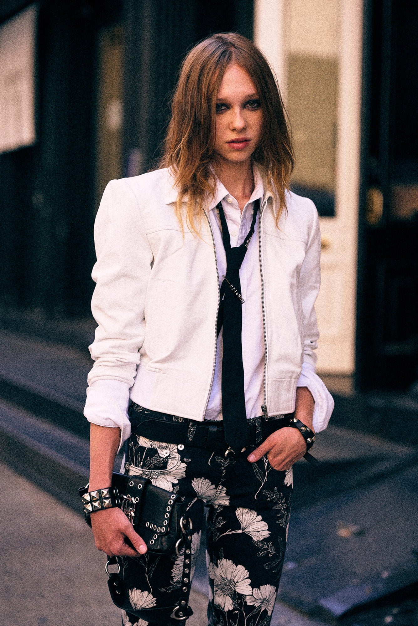 Berlin Leather Jacket - White - R13