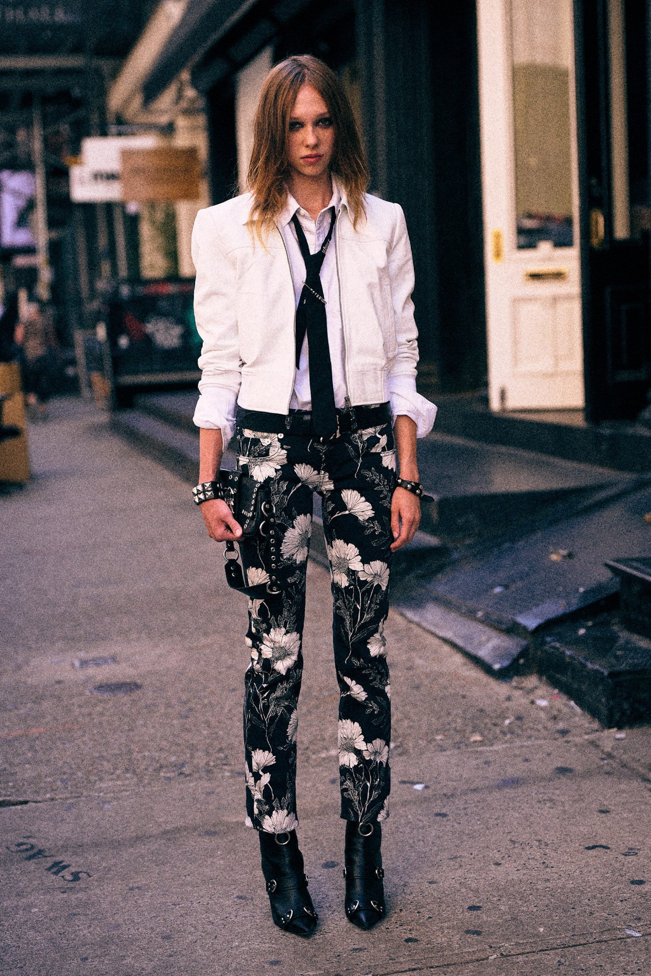 Berlin Leather Jacket - White - R13