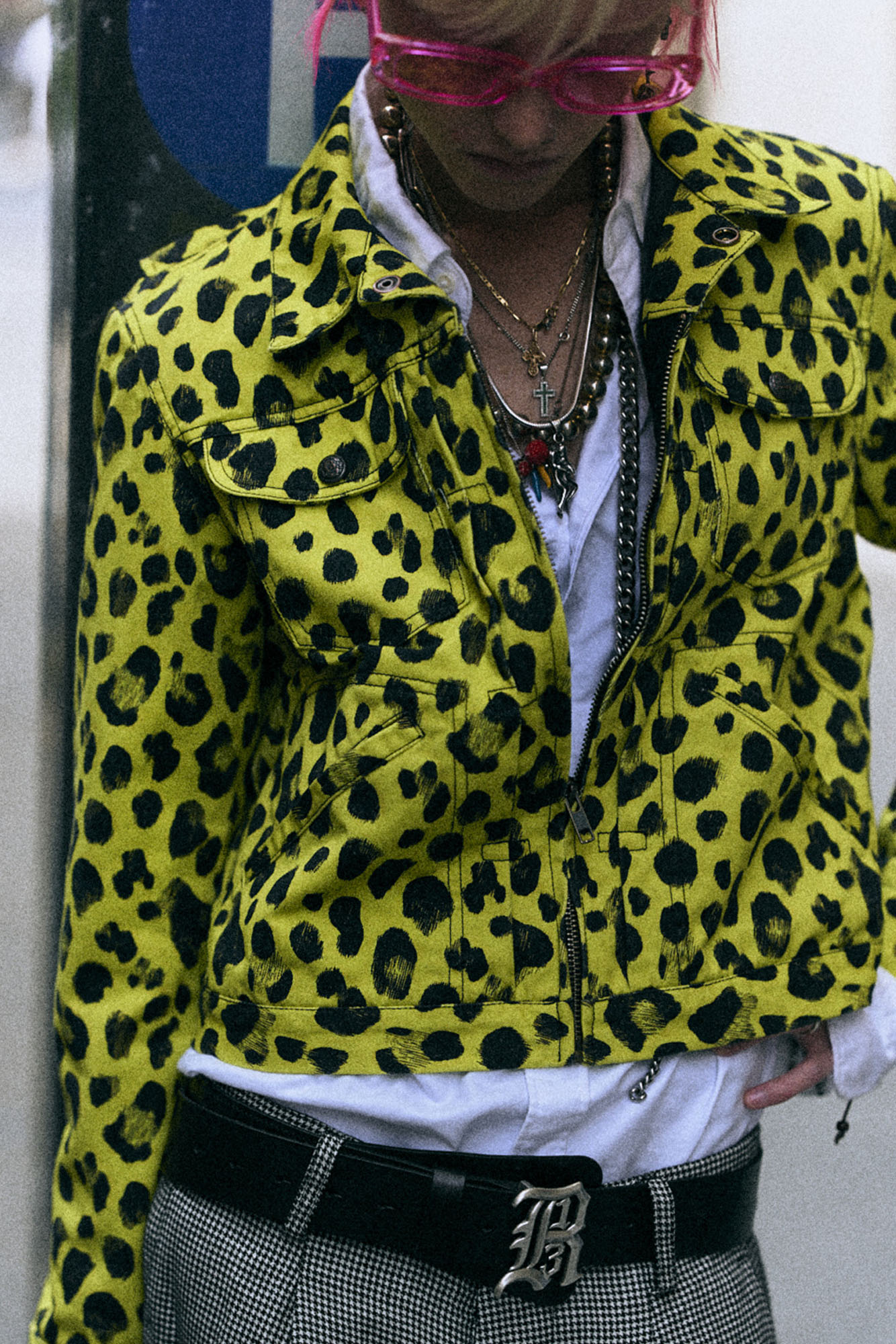 Boxy Trucker - Yellow Leopard - R13