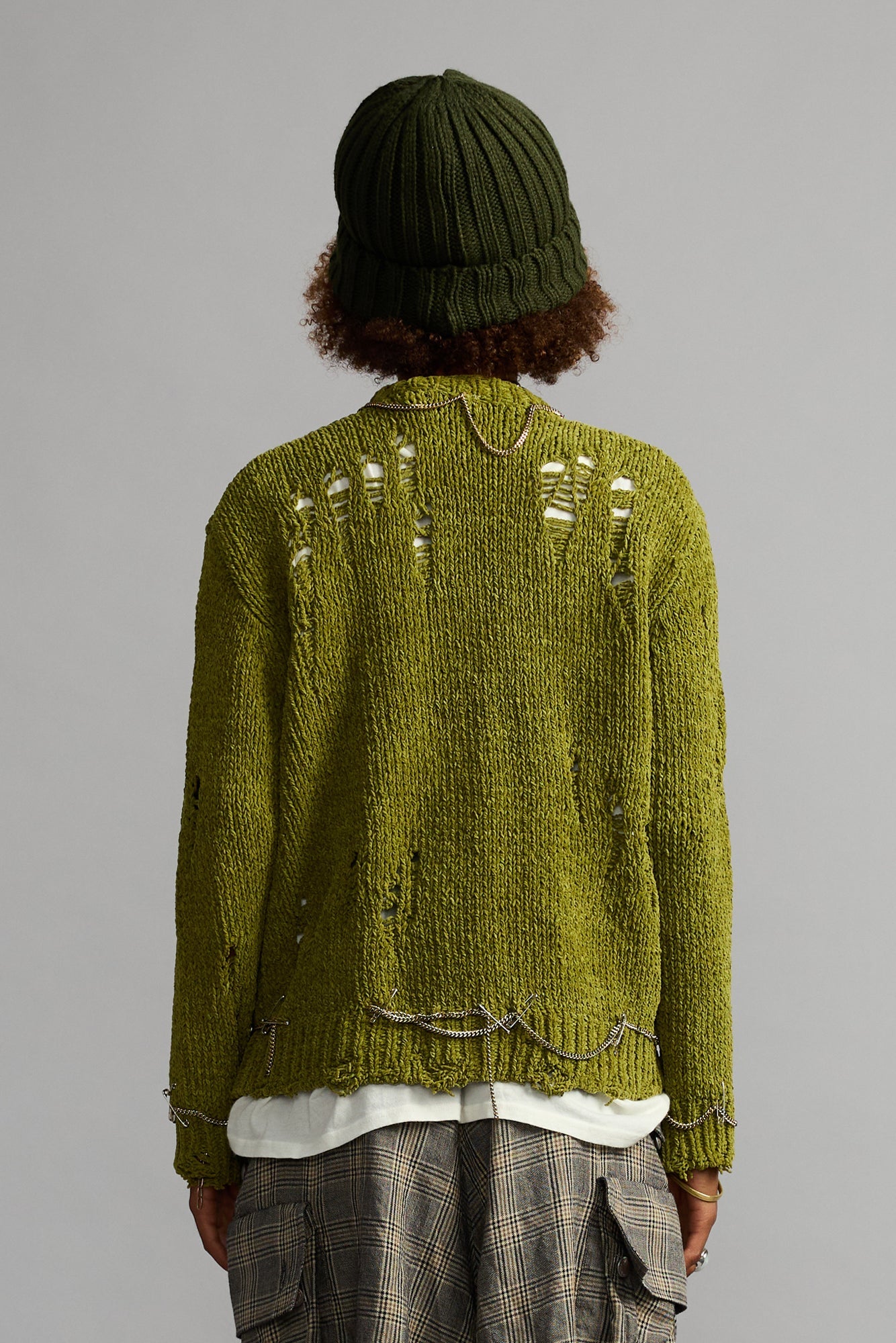 Boy Cardigan - Light Green - R13