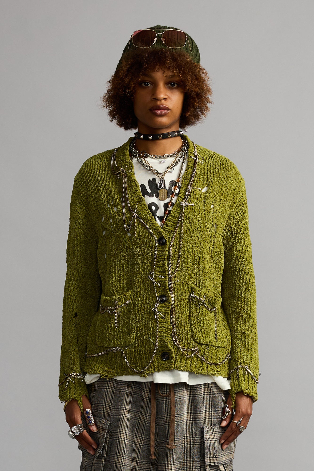 Boy Cardigan - Light Green - R13