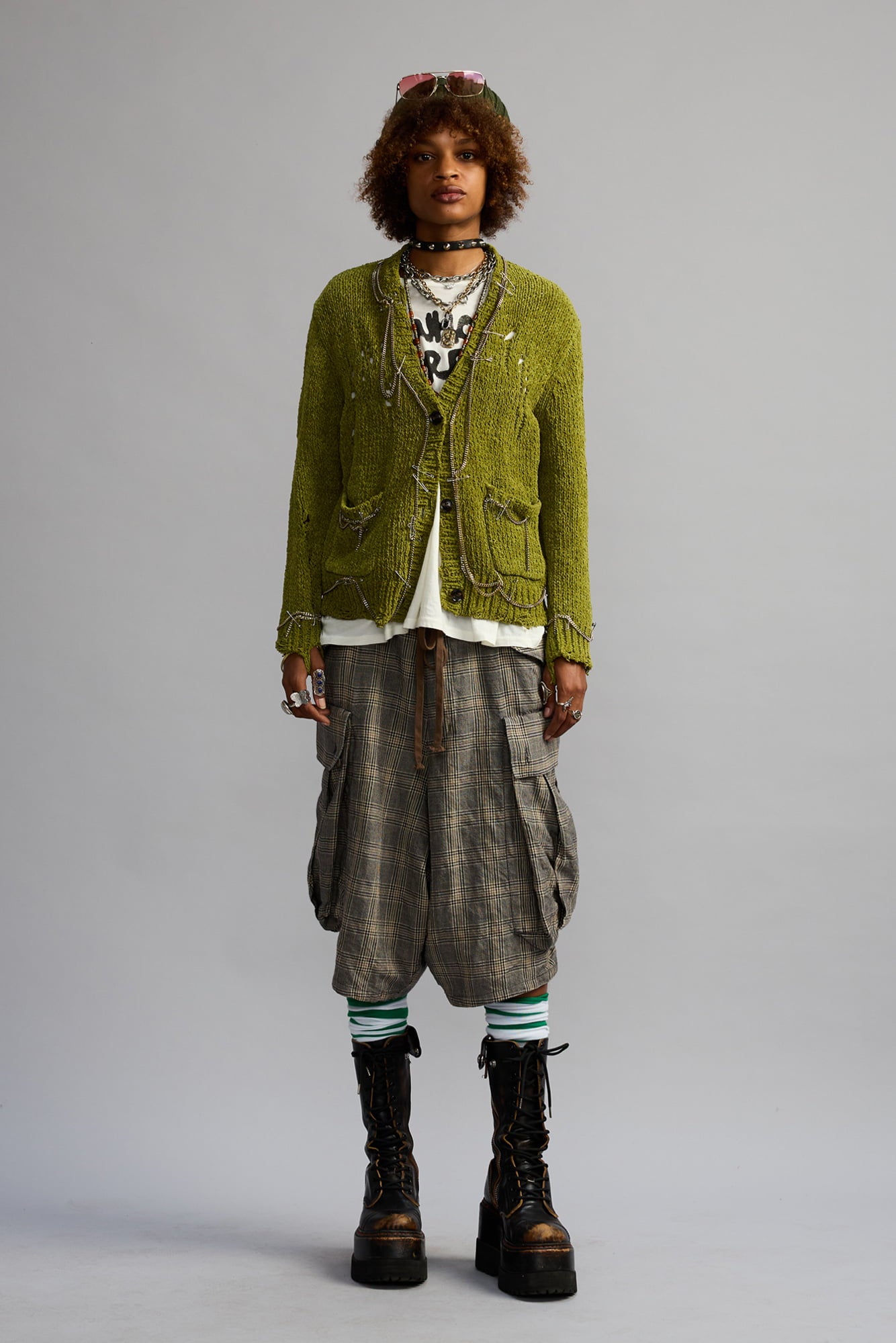Boy Cardigan - Light Green - R13