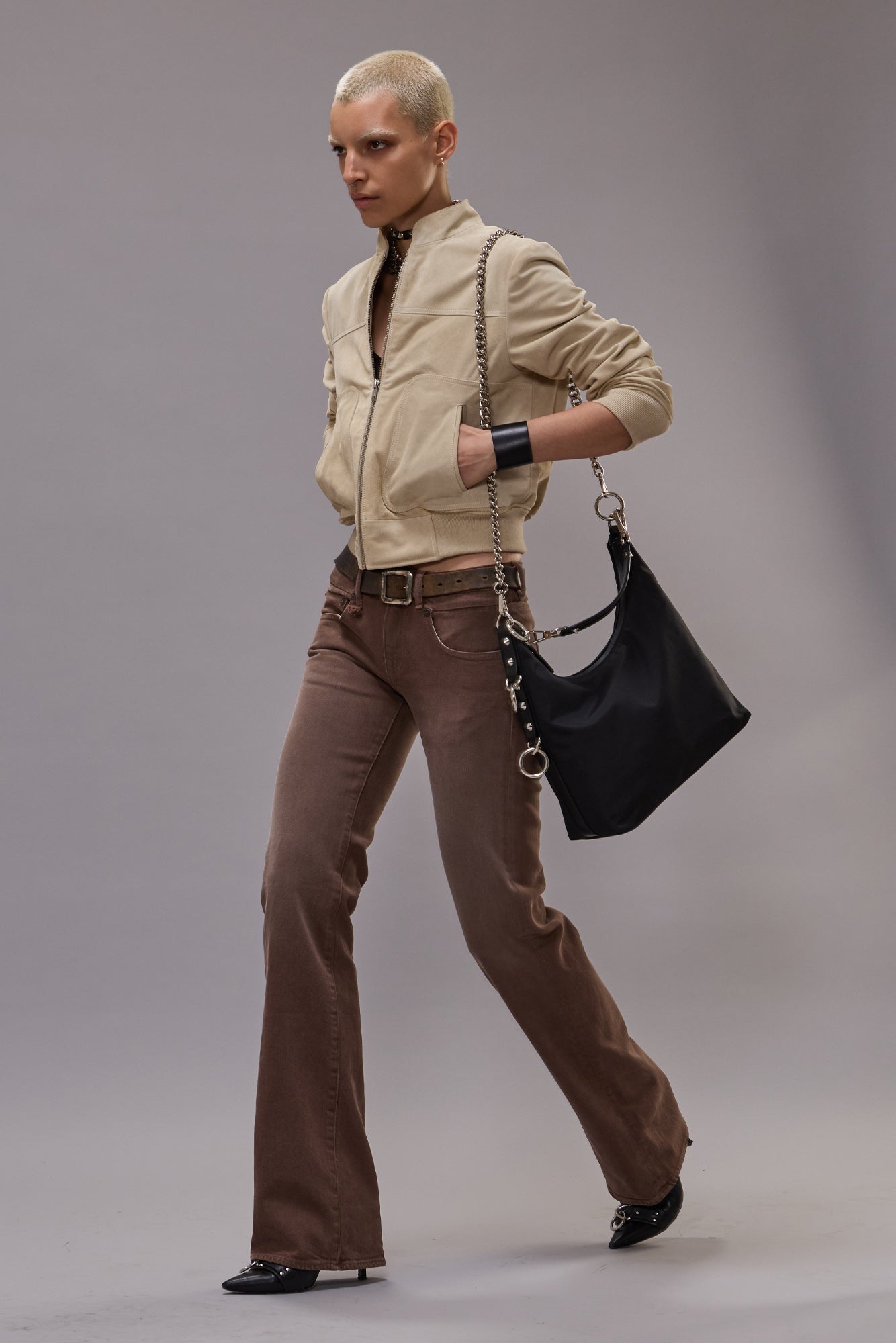 BOY FLARE - CLEAN UMBER STRETCH - R13