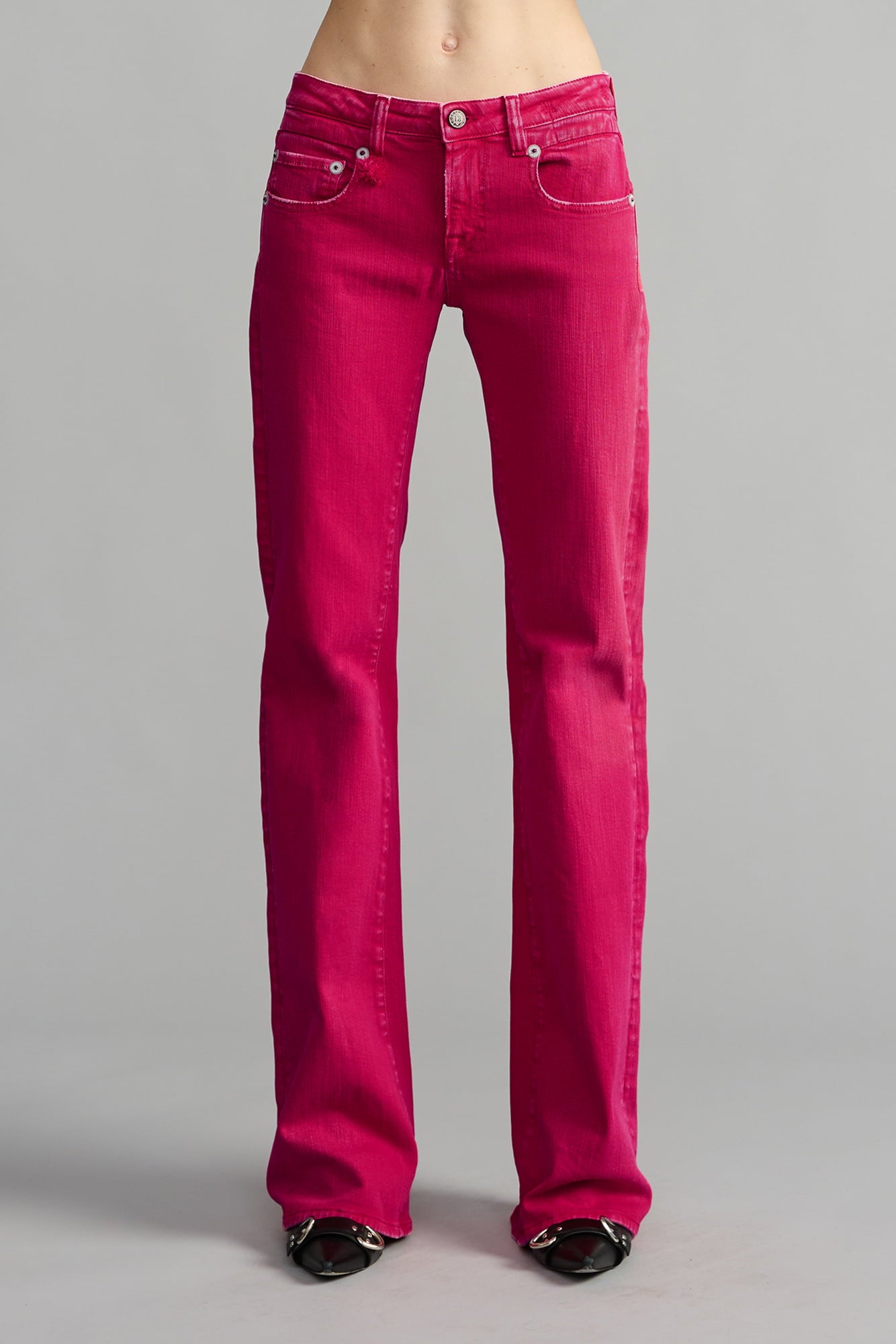BOY FLARE - FUCHSIA PINK STRETCH - R13