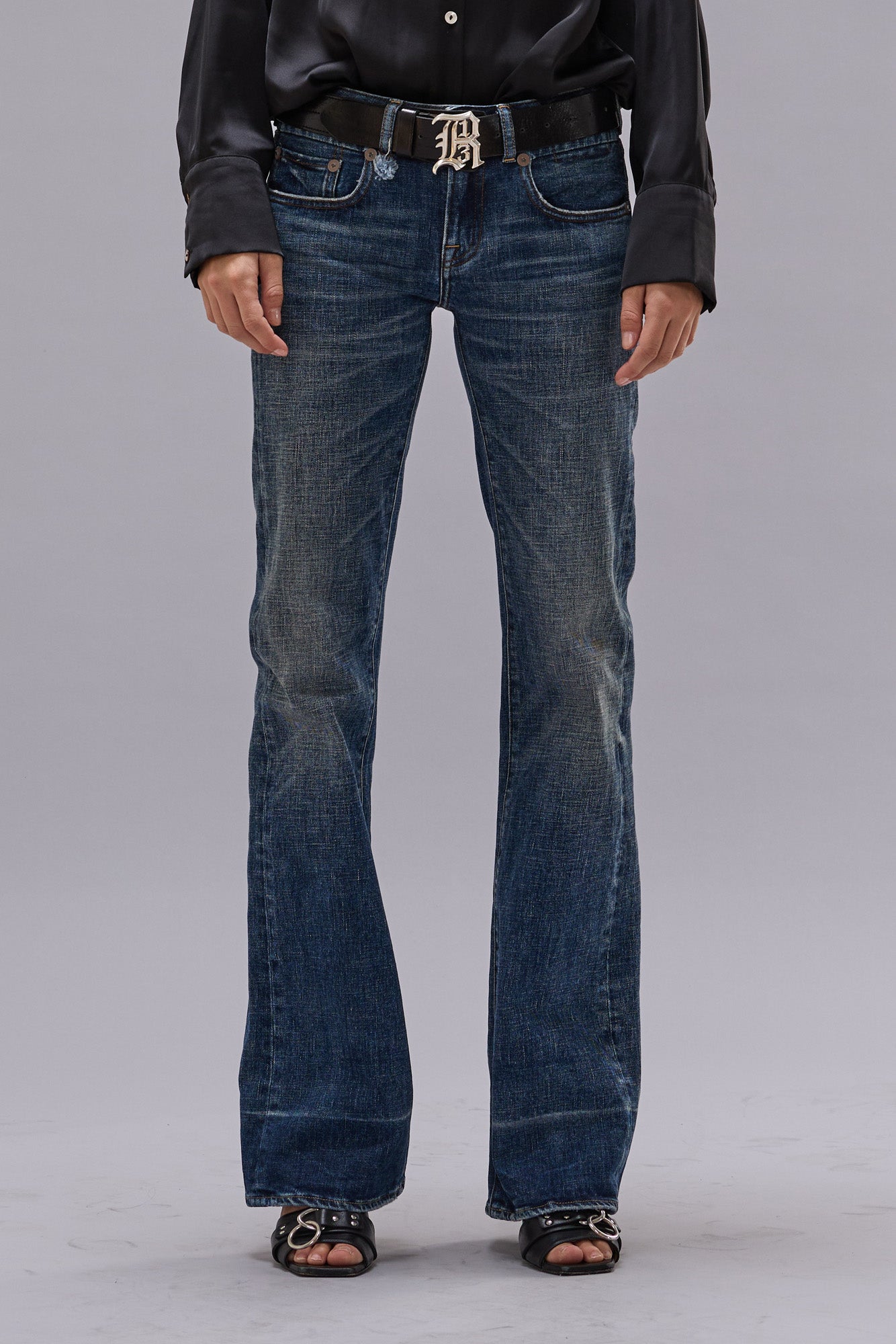BOY FLARE - MIRE BLUE STRETCH